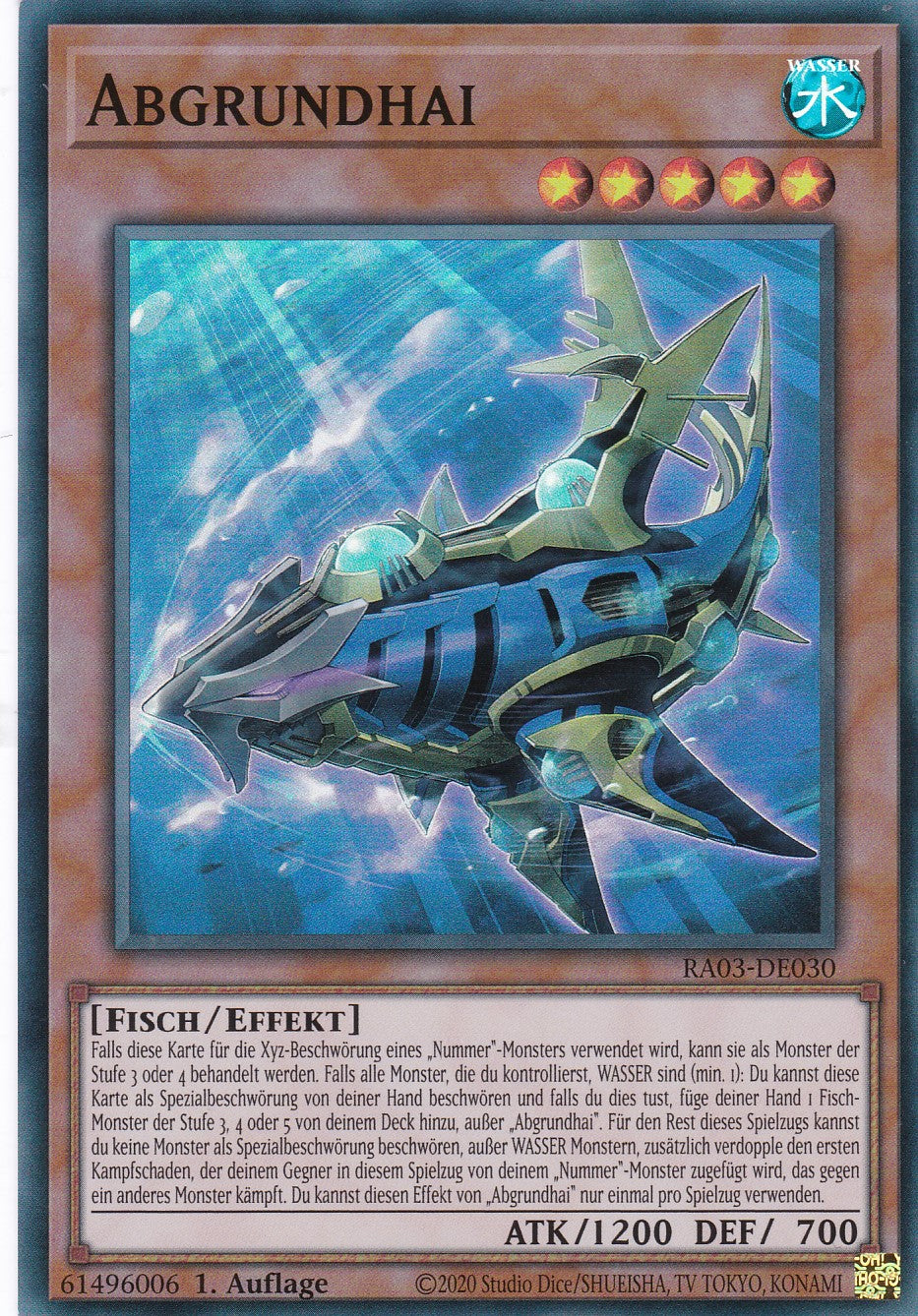 Abgrundhai - RA03-DE030 - Super Rare - Deutsch - 1. Auflage - Quarter Century Bonanza