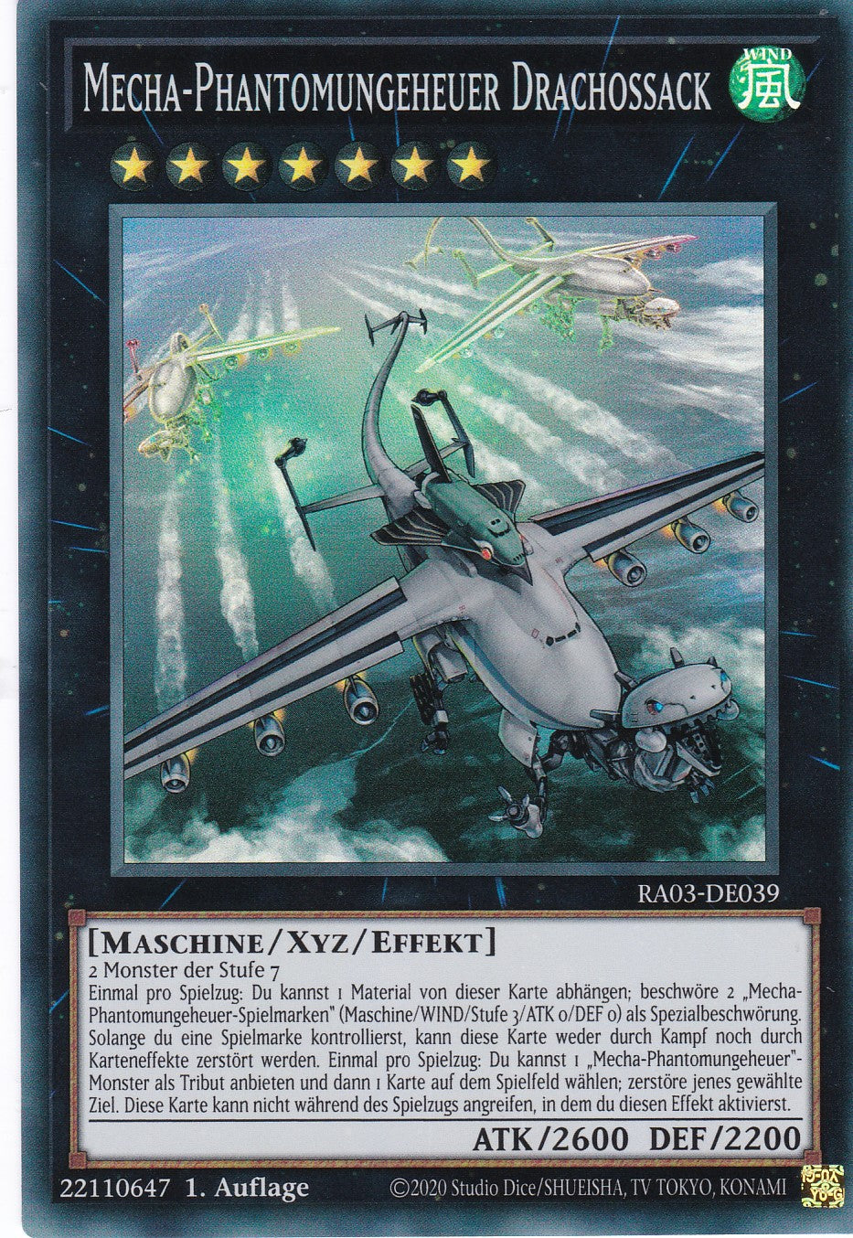 Mecha-Phantomungeheuer Drachossack - RA03-DE039 - Super Rare - Deutsch - 1. Auflage - Quarter Century Bonanza