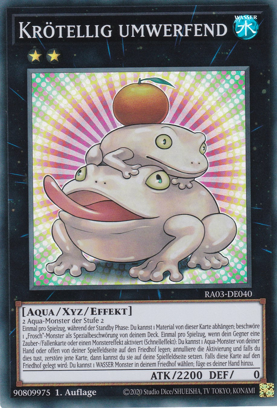 Krötellig umwerfend - RA03-DE040 - Super Rare - Deutsch - 1. Auflage - Quarter Century Bonanza