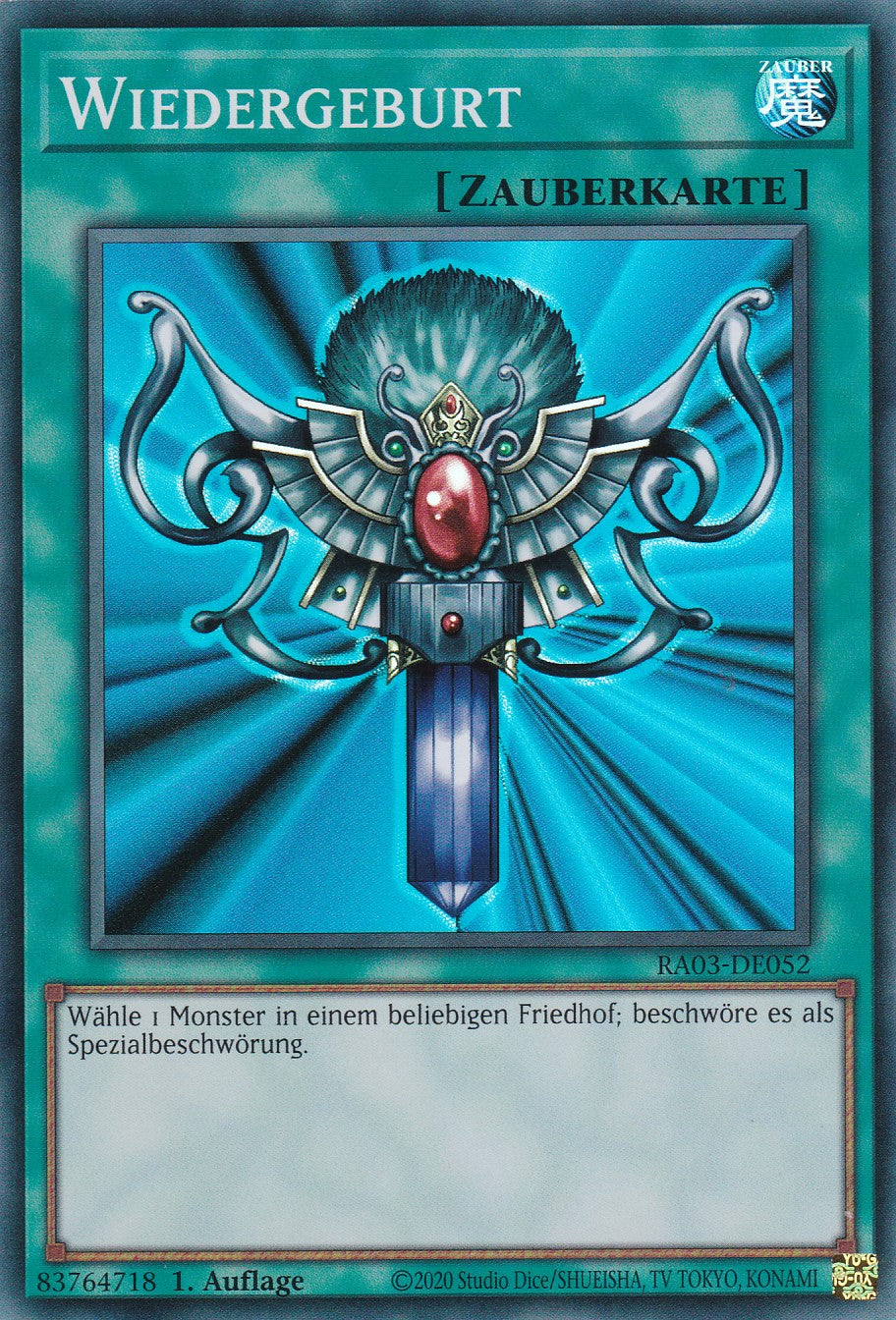 Wiedergeburt - RA03-DE052 - Super Rare - Deutsch - 1. Auflage - Quarter Century Bonanza