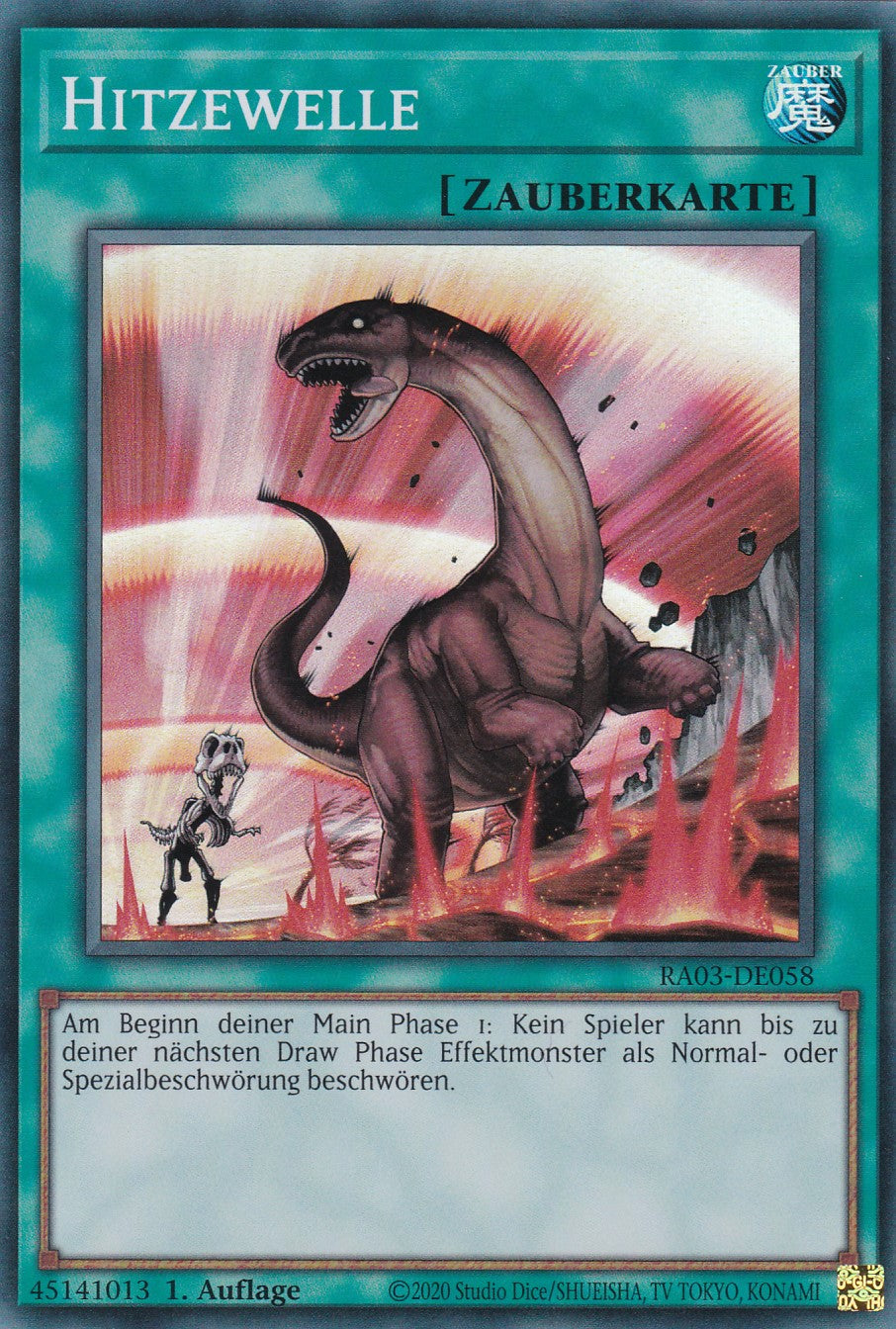 Hitzewelle - RA03-DE058 - Super Rare - Deutsch - 1. Auflage - Quarter Century Bonanza