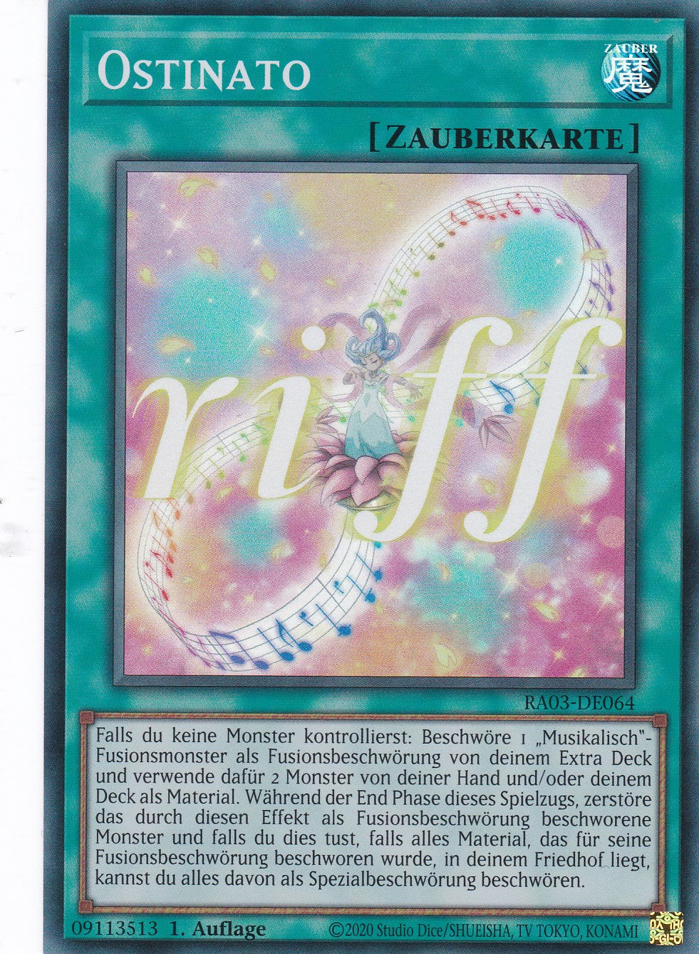 Ostinato - RA03-DE064 - Super Rare - Deutsch - 1. Auflage - Quarter Century Bonanza