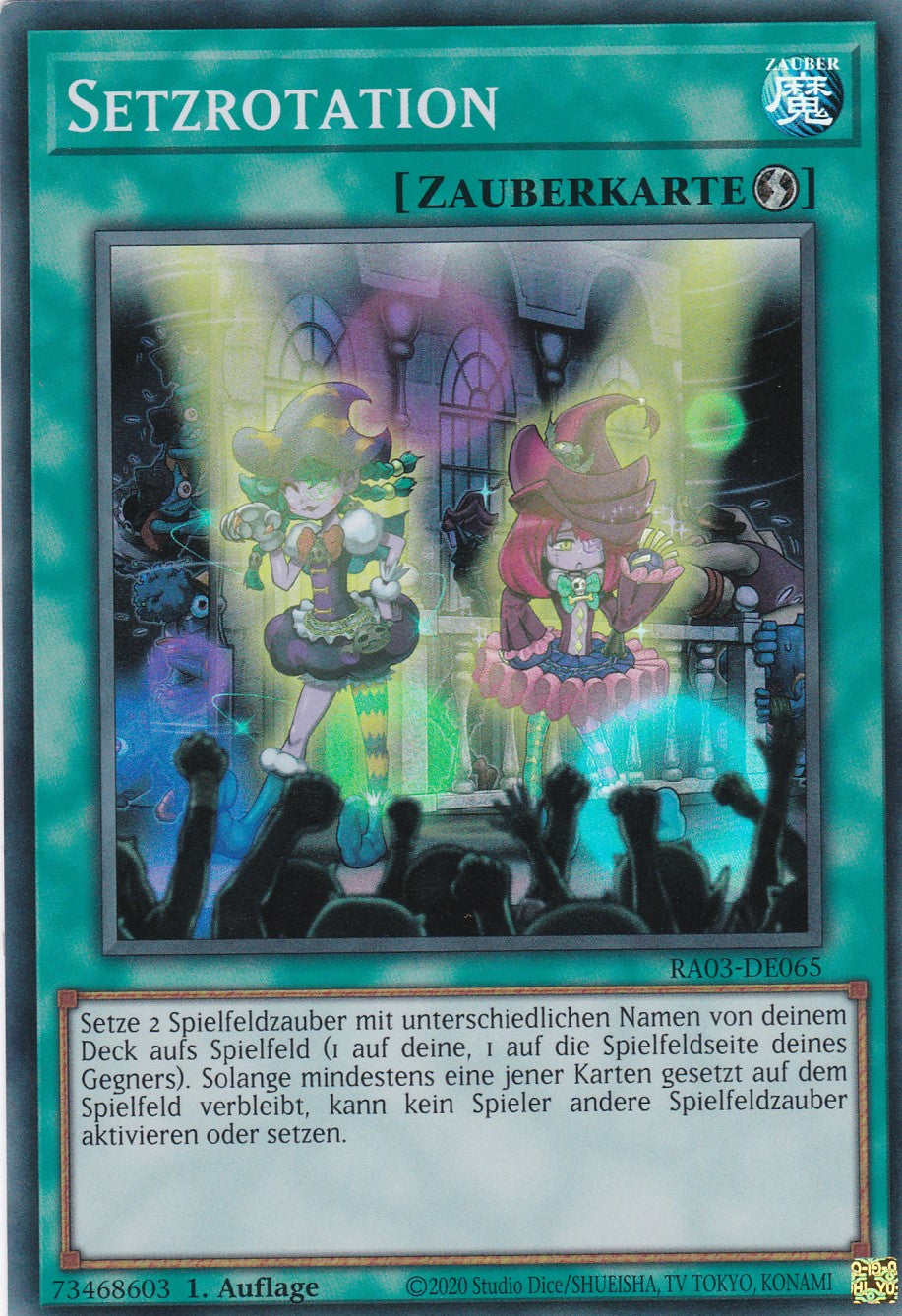 Setzrotation - RA03-DE065 - Super Rare - Deutsch - 1. Auflage - Quarter Century Bonanza