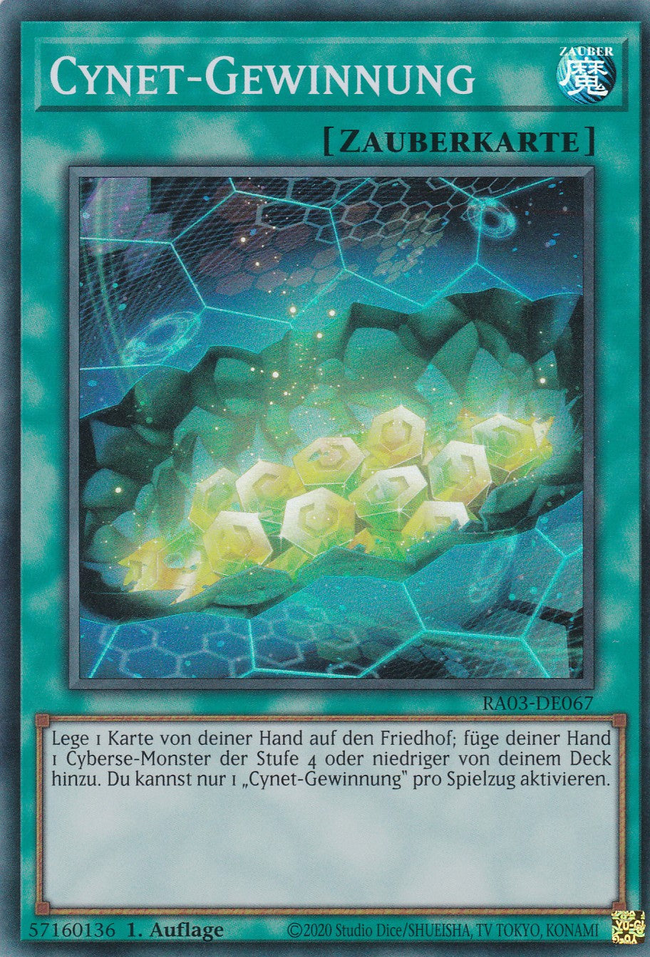 Cynet-Gewinnung - RA03-DE067 - Super Rare - Deutsch - 1. Auflage - Quarter Century Bonanza