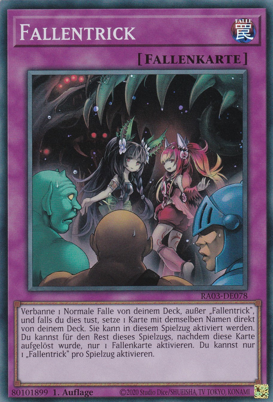 Fallentrick - RA03-DE078 - Super Rare - Deutsch - 1. Auflage - Quarter Century Bonanza