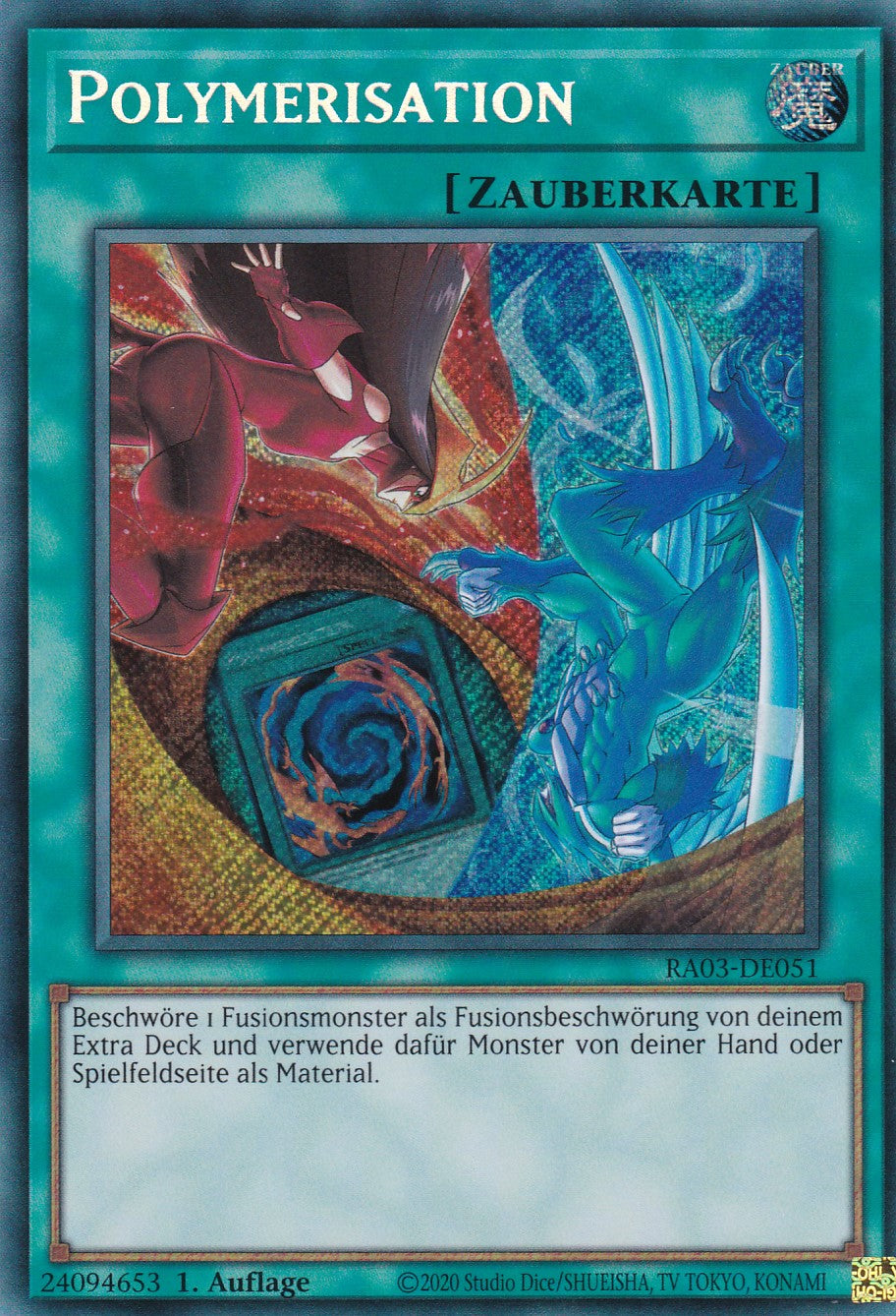 Polymerisation - RA03-DE051 - Secret Rare - Deutsch - 1. Auflage - Quarter Century Bonanza