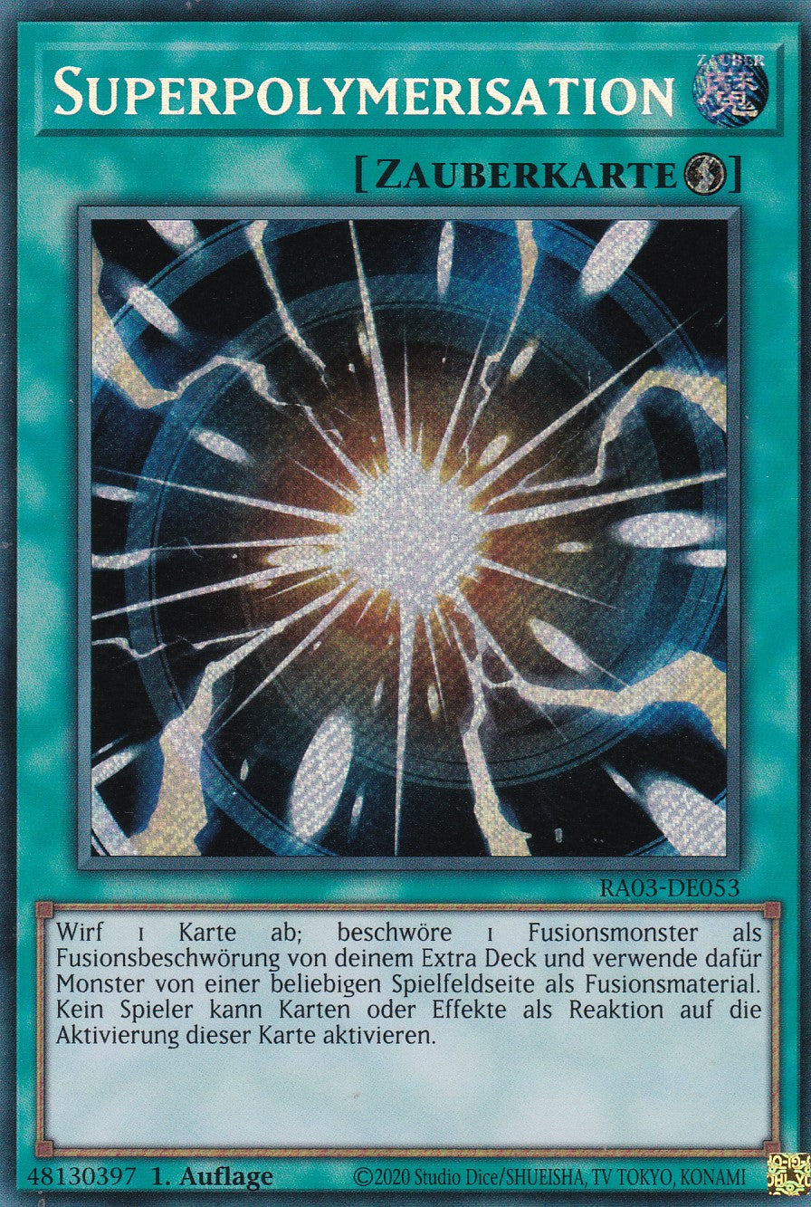 Superpolymerisation - RA03-DE053 - Secret Rare - Deutsch - 1. Auflage - Quarter Century Bonanza