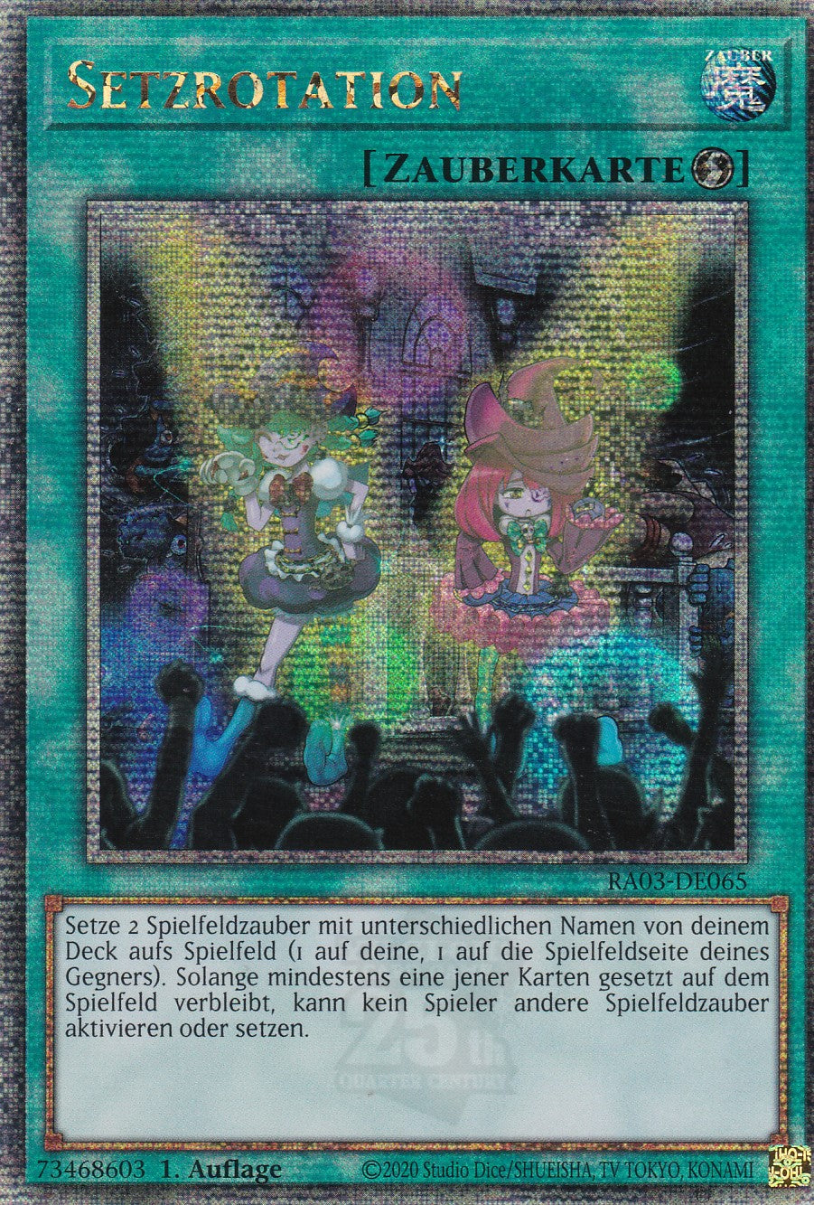 Setzrotation - RA03-DE066 - Quarter Century Secret Rare - Deutsch - 1. Auflage - Quarter Century Bonanza