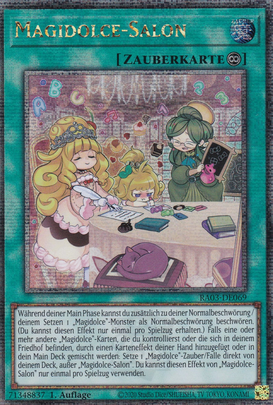Magidolce-Salon - RA03-DE070 - Quarter Century Secret Rare - Deutsch - 1. Auflage - Quarter Century Bonanza