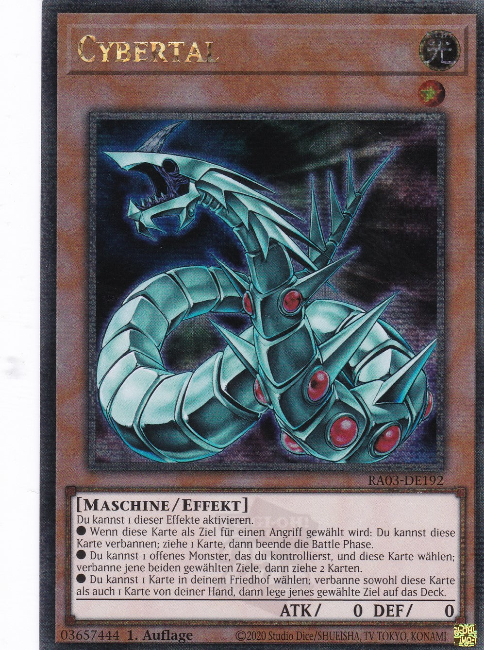 Cybertal - RA03-DE192 - Quarter Century Secret Rare - Deutsch - 1. Auflage - Quarter Century Bonanza