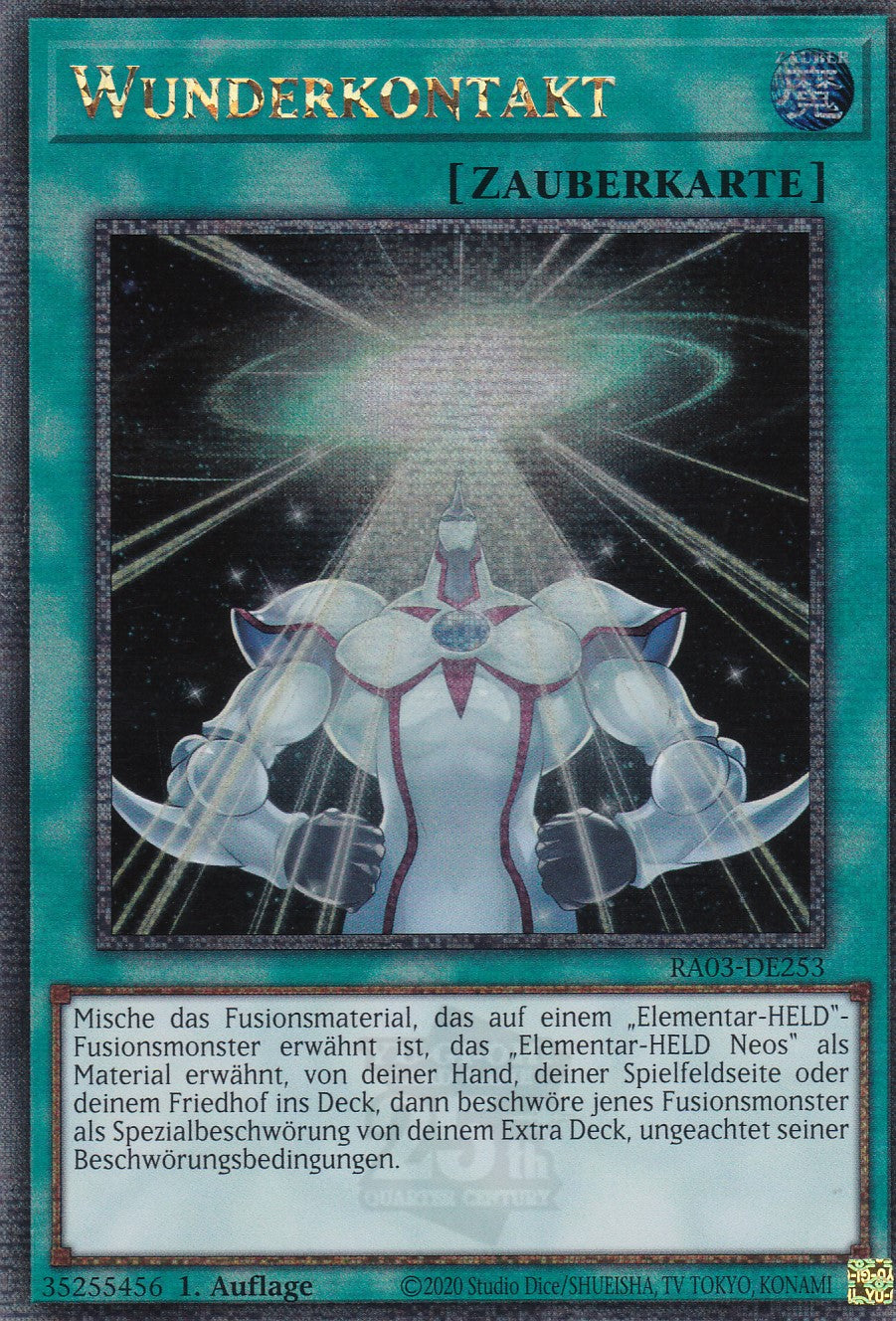 Wunderkontakt - RA03-DE253 - Quarter Century Secret Rare - Deutsch - 1. Auflage - Quarter Century Bonanza