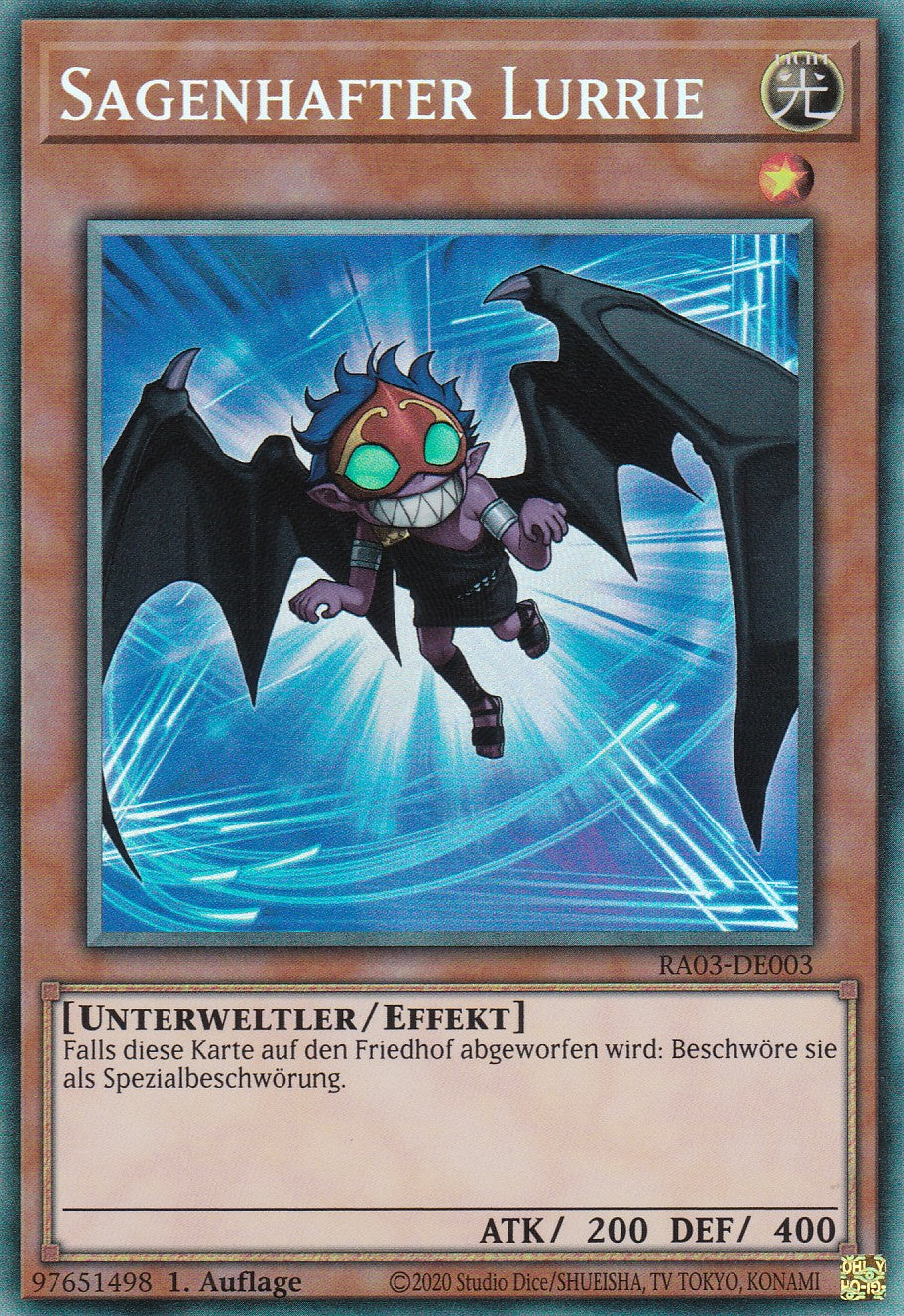 Sagenhafter Lurrie - RA03-DE003 - Collector Rare - Deutsch - 1. Auflage - Quarter Century Bonanza