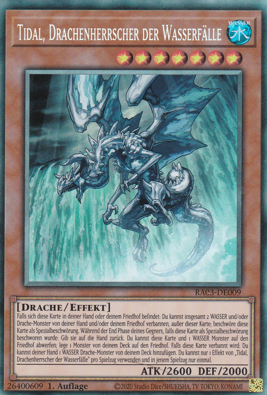 Tidal, Drachenherrscher der Wasserfälle - RA03-DE009 - Collector Rare - Deutsch - 1. Auflage - Quarter Century Bonanza