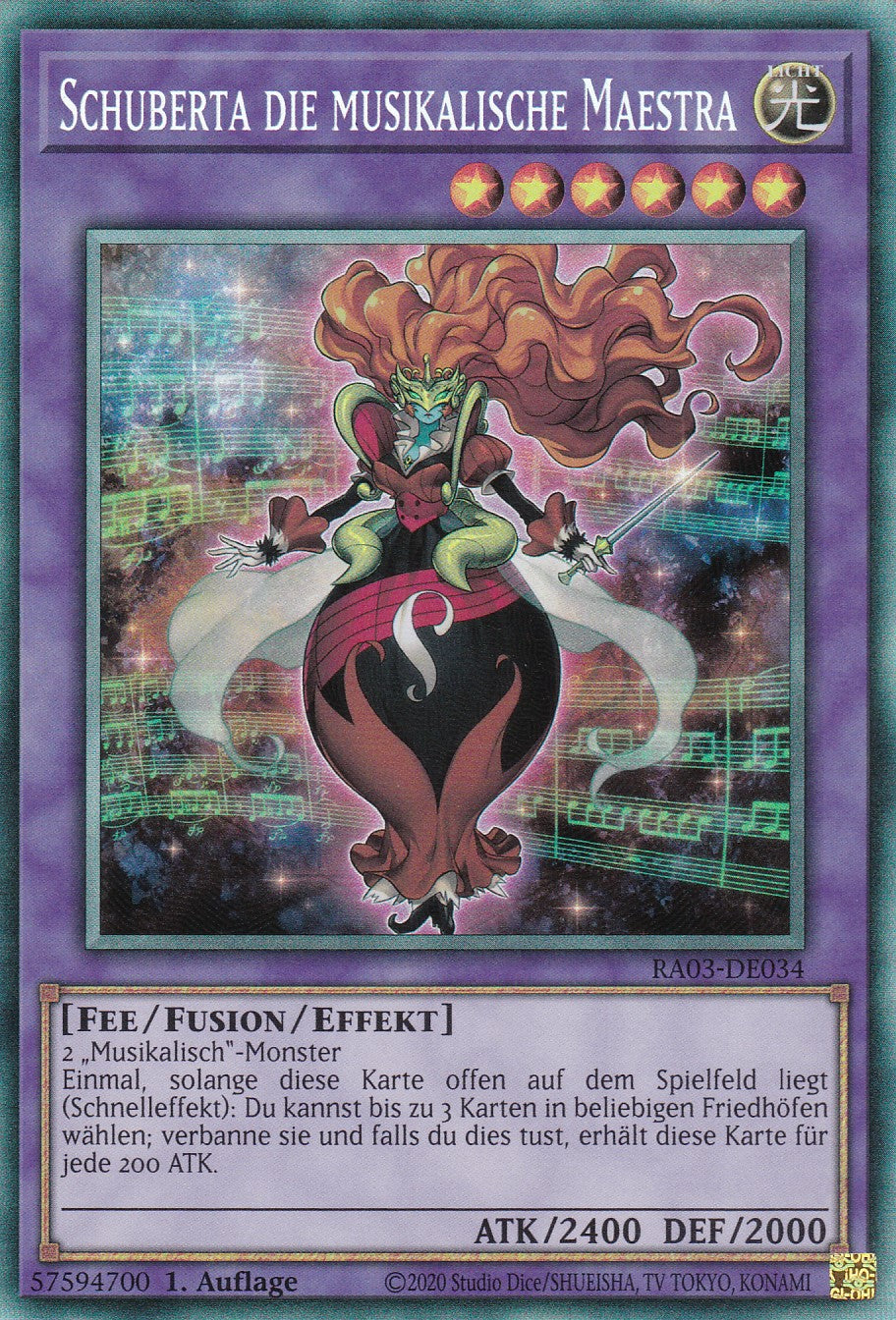 Schuberta die musikalische Maestra - RA03-DE034 - Collector Rare - Deutsch - 1. Auflage - Quarter Century Bonanza