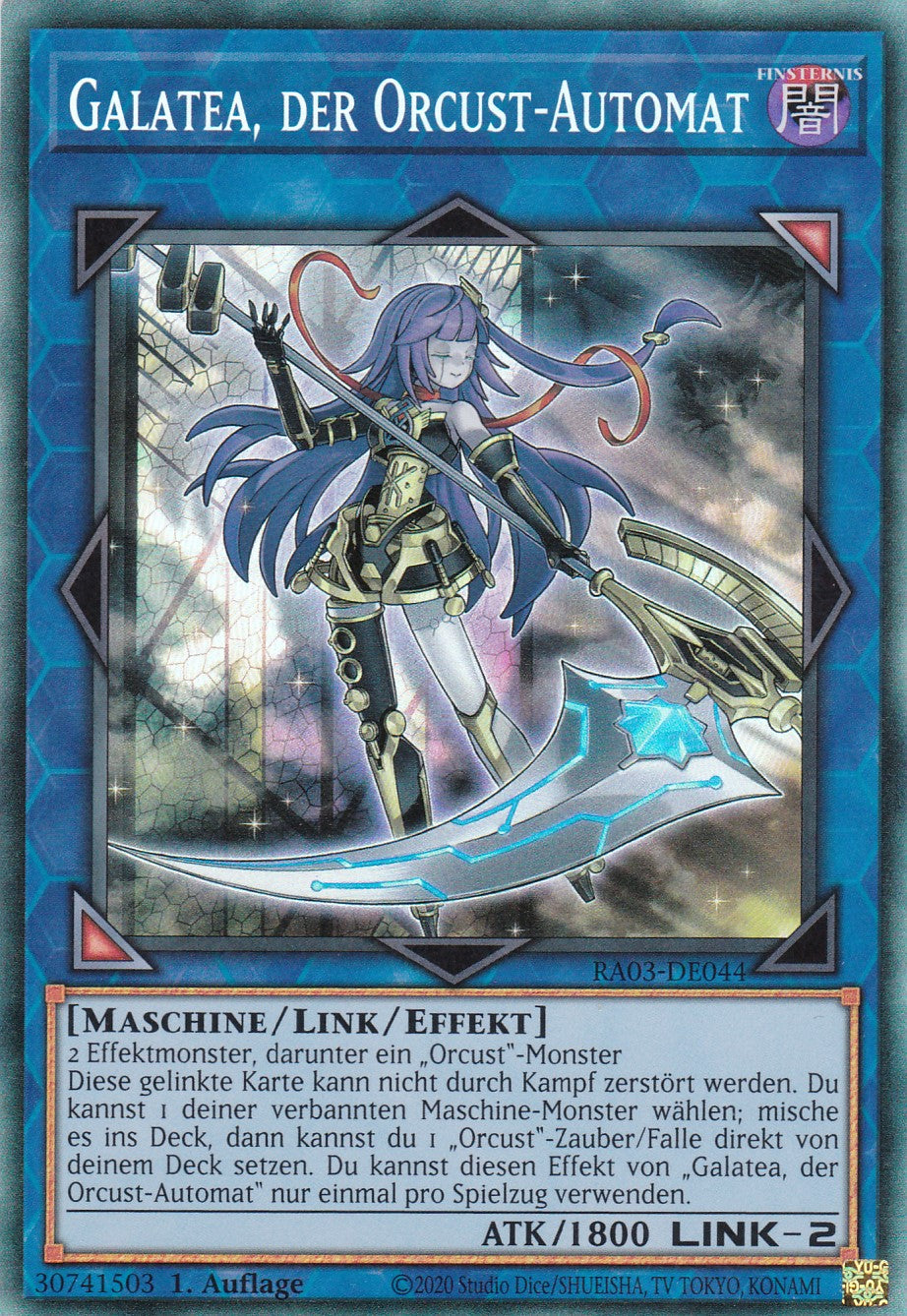 Galatea, der Orcust-Automat - RA03-DE044 - Collector Rare - Deutsch - 1. Auflage - Quarter Century Bonanza