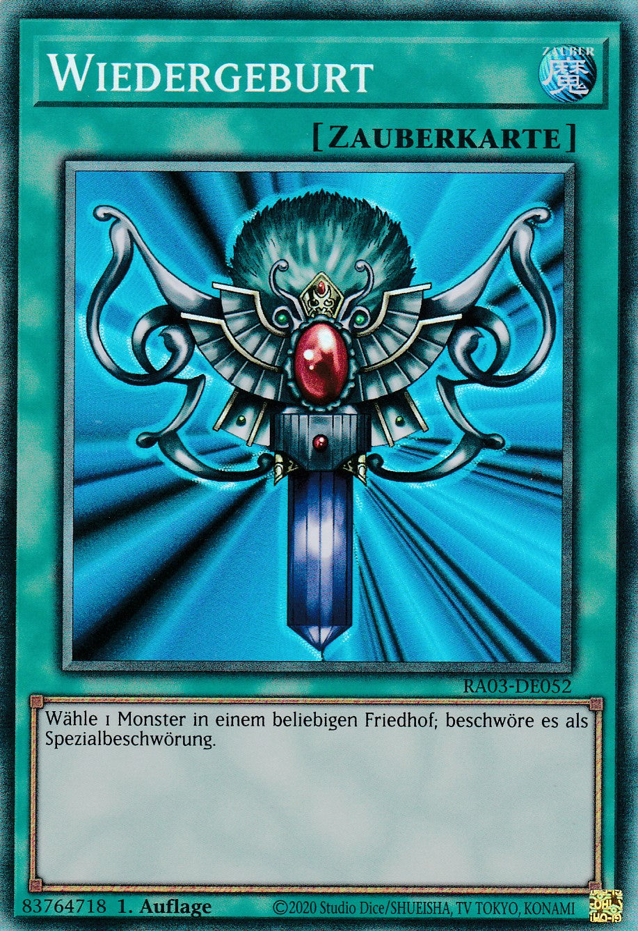 Wiedergeburt - RA03-DE052 - Collector Rare - Deutsch - 1. Auflage - Quarter Century Bonanza