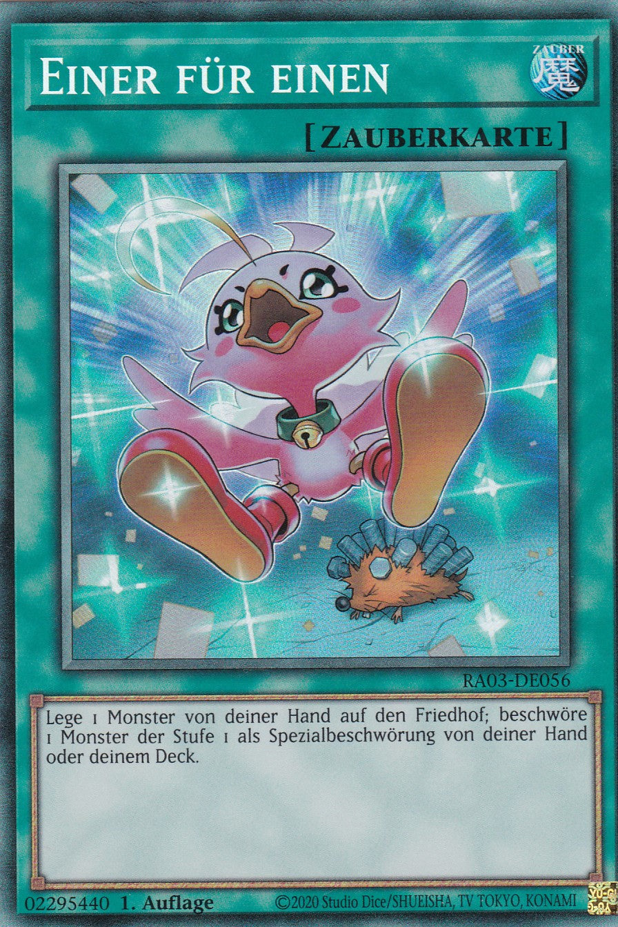 Einer für einen - RA03-DE056 - Collector Rare - Deutsch - 1. Auflage - Quarter Century Bonanza