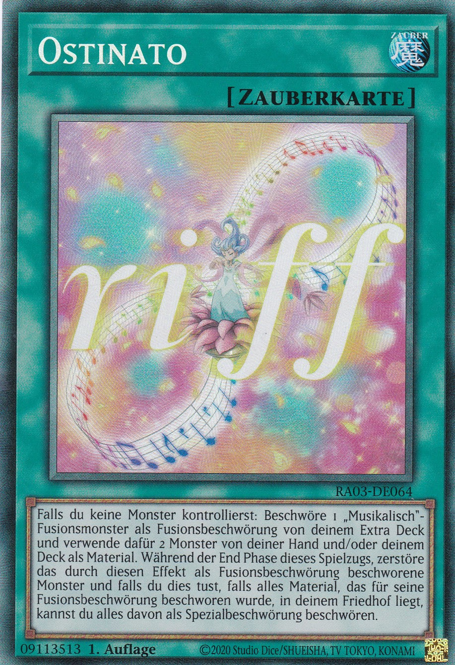Ostinato - RA03-DE064 - Collector Rare - Deutsch - 1. Auflage - Quarter Century Bonanza