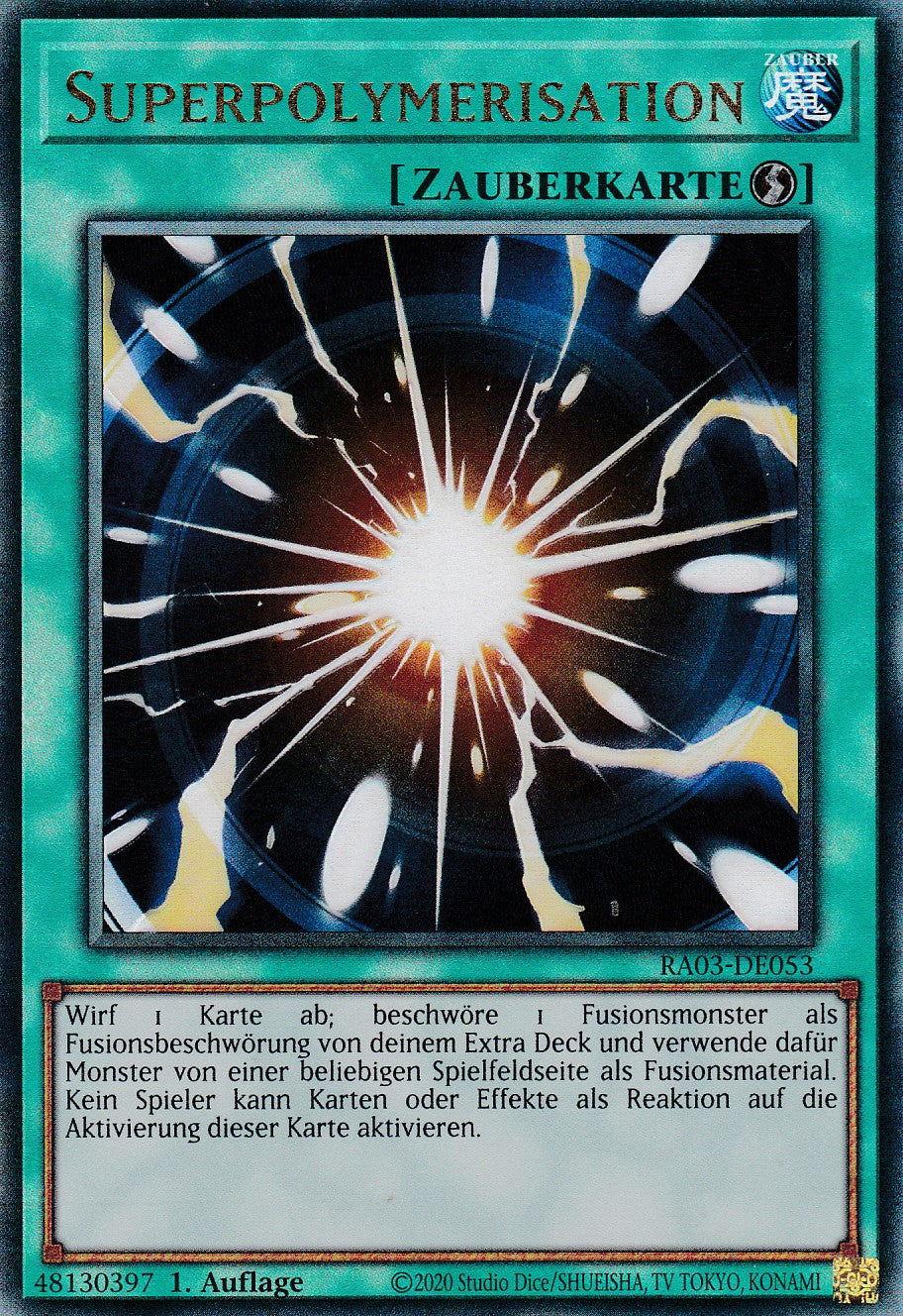 Superpolymerisation - RA03-DE053 - Ultimate Rare - Deutsch - 1. Auflage - Quarter Century Bonanza