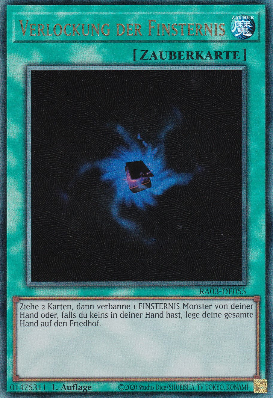 Verlockung der Finsternis - RA03-DE055 - Ultimate Rare - Deutsch - 1. Auflage - Quarter Century Bonanza