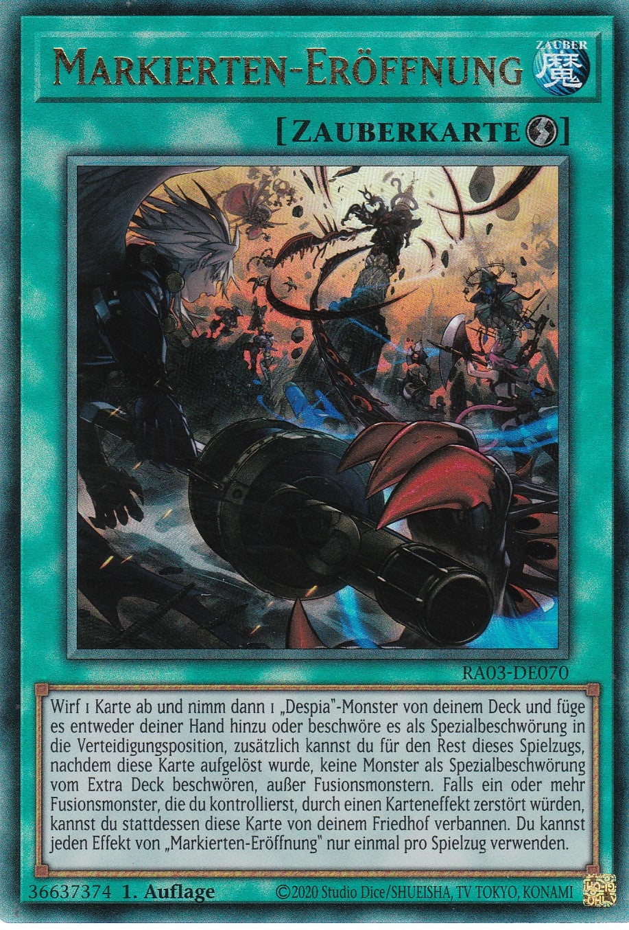 Markierten-Eröffnung - RA03-DE070 - Ultimate Rare - Deutsch - 1. Auflage - Quarter Century Bonanza