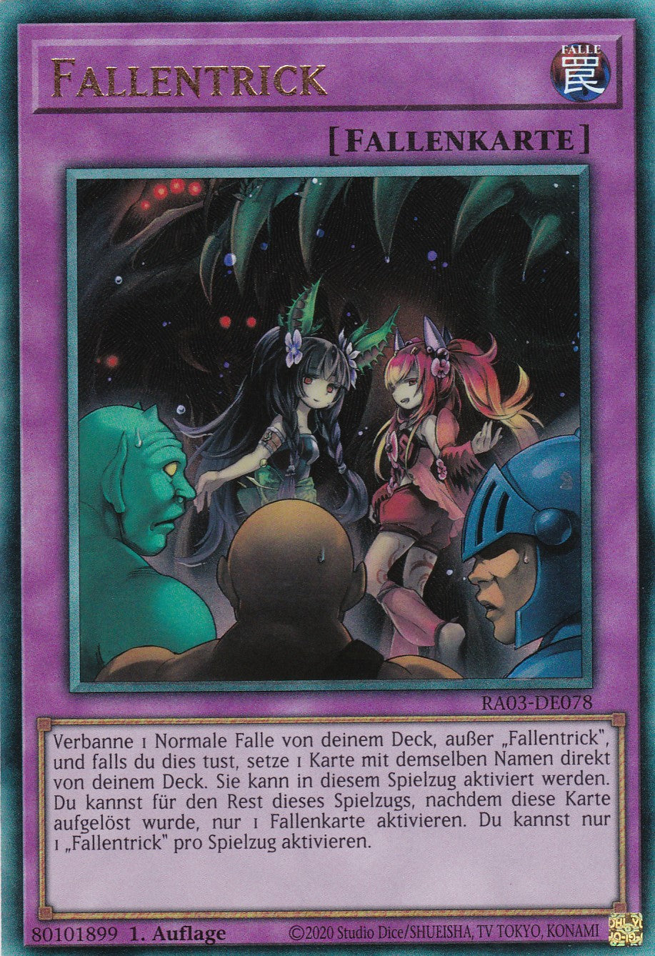 Fallentrick - RA03-DE078 - Ultimate Rare - Deutsch - 1. Auflage - Quarter Century Bonanza