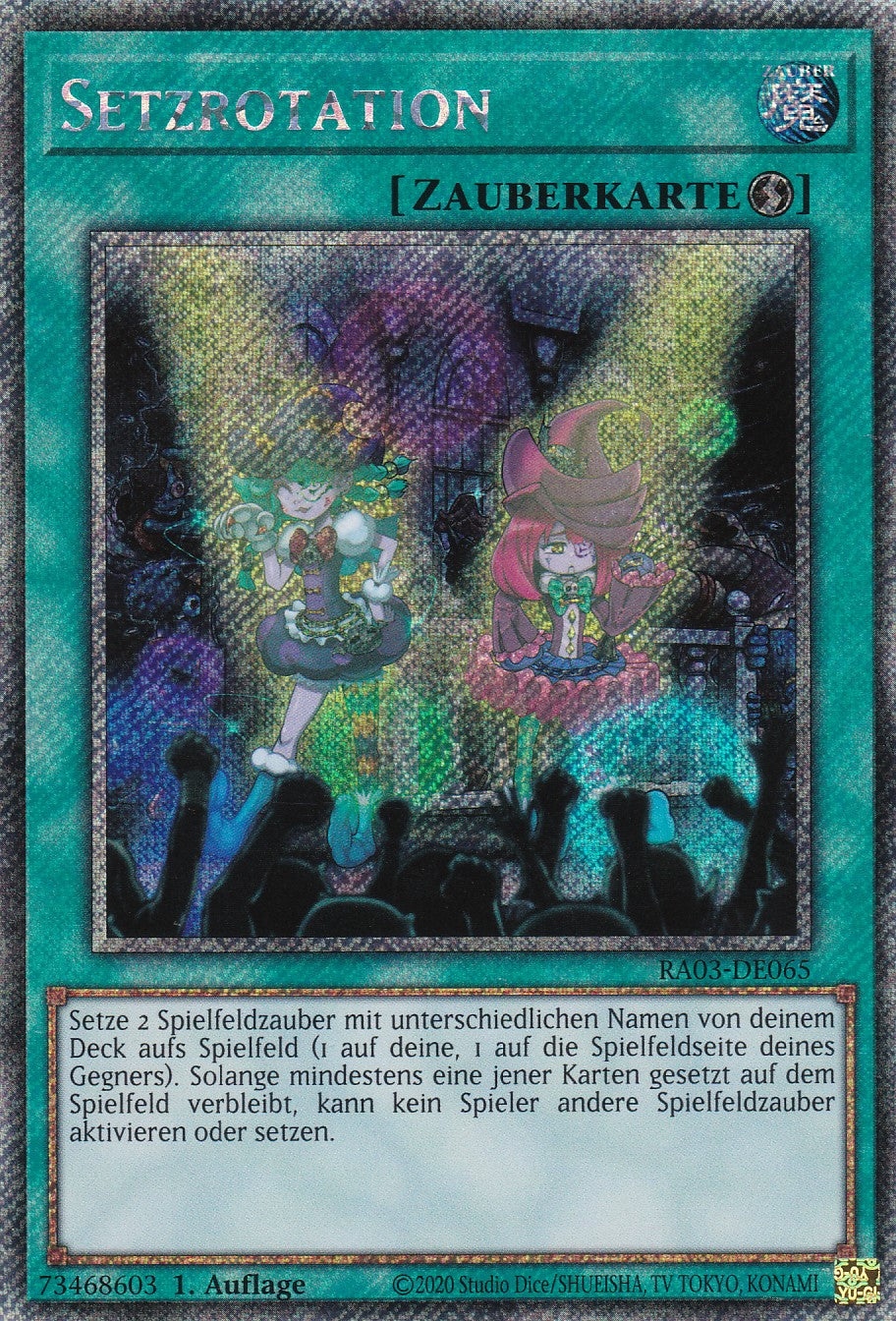 Setzrotation - RA03-DE065 - Platinum Secret Rare - Deutsch - 1. Auflage - Quarter Century Bonanza