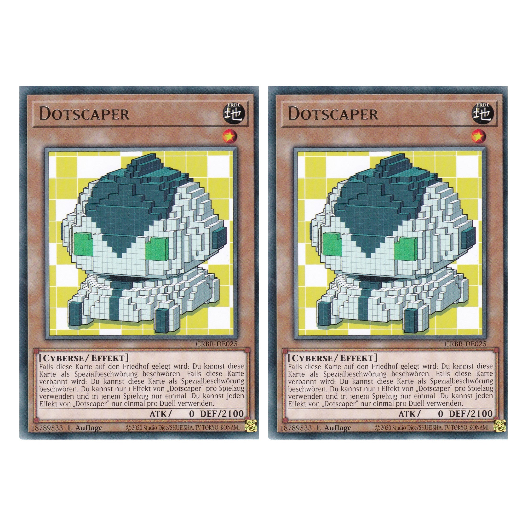 Dotscaper - CRBR-DE025 - Rare - Deutsch - 1. Auflage - Crossover Breakers - Duo Set (2 Stück) - Yu-Gi-Oh!