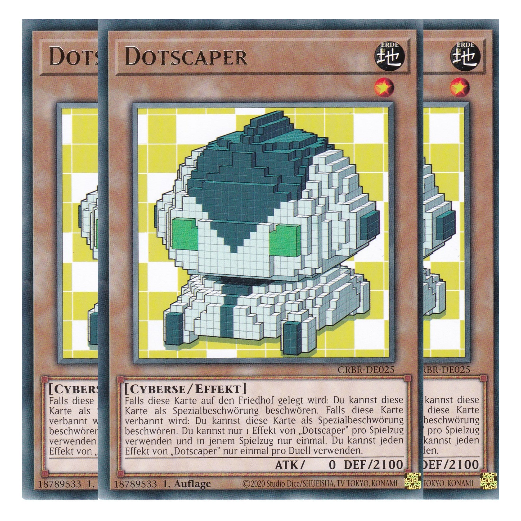 Dotscaper - CRBR-DE025 - Rare - Deutsch - 1. Auflage - Crossover Breakers - Playset (3 Kopien) - Yu-Gi-Oh!