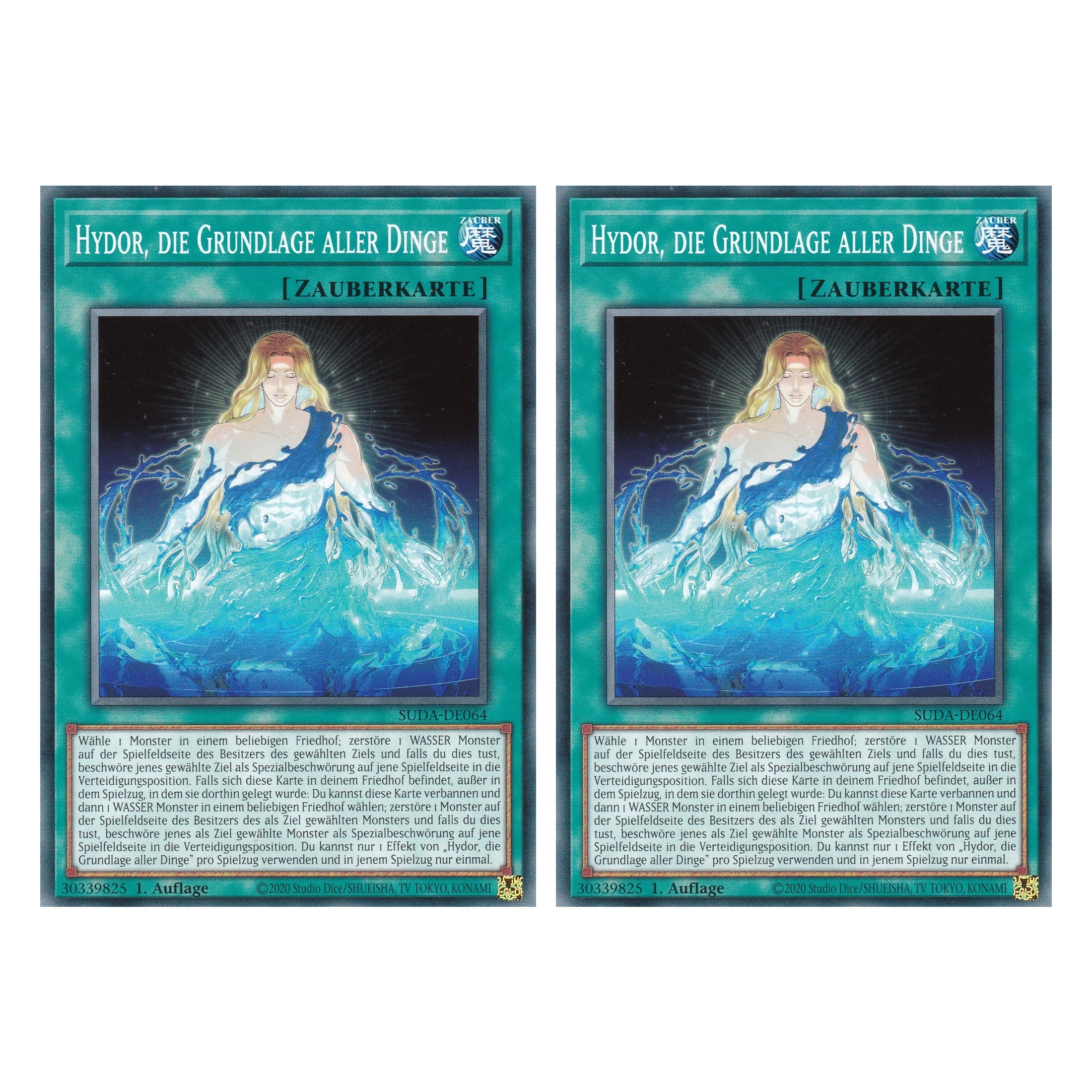 Hydor die Grundlage aller Dinge - SUDA-DE064 - Common - Deutsch - 1. Auflage - Supreme Darkness - Duo Set (2 Stück) - Yu-Gi-Oh!