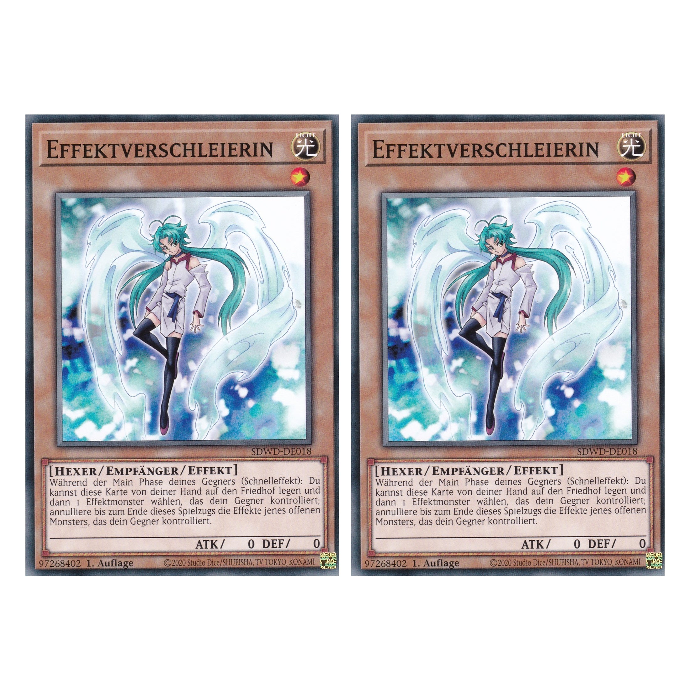 Effektverschleierin - SDWD-DE018 - Common - Deutsch - 1. Auflage - Structure Deck: Blue Eyes White Destiny - Duo Set (2 Stück) - Yu-Gi-Oh!