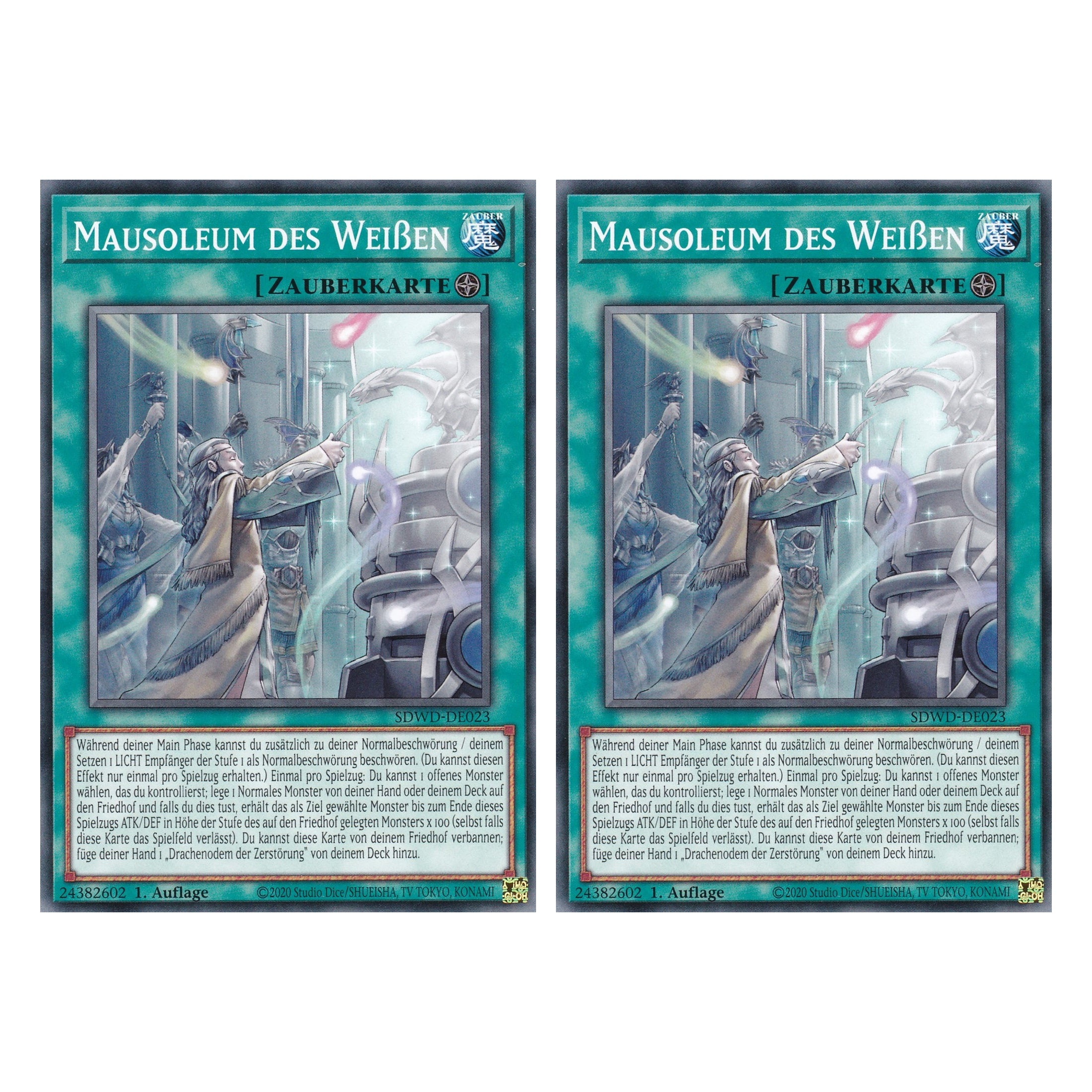Mausoleum des Weißen - SDWD-DE023 - Common - Deutsch - 1. Auflage - Structure Deck: Blue Eyes White Destiny - Duo Set (2 Stück) - Yu-Gi-Oh!