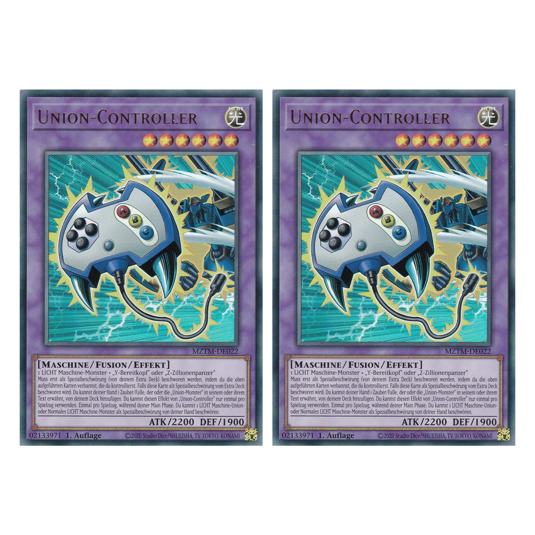 Union-Controller - MZTM-DE022 - Ultra Rare - Deutsch - 1. Auflage - Maze of the Master - Duo Set (2 Stück) - Yu-Gi-Oh!