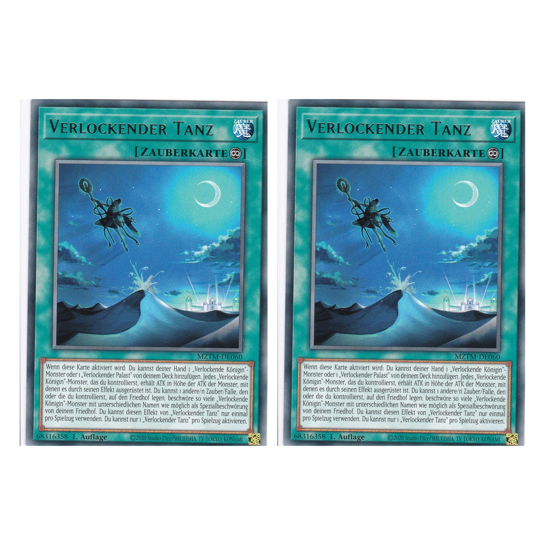 Verlockender Tanz - MZTM-DE060 - Rare - Deutsch - 1. Auflage - Maze of the Master - Duo Set (2 Stück) - Yu-Gi-Oh!