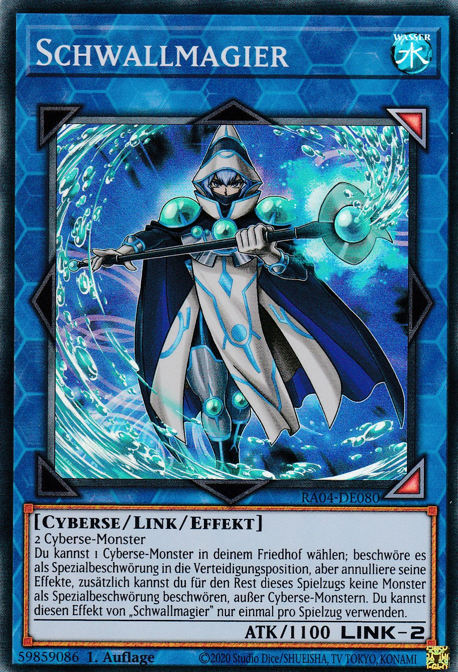 Schwallmagier - RA04-DE080 - Super Rare - Deutsch - 1. Auflage - Quarter Century Stampede