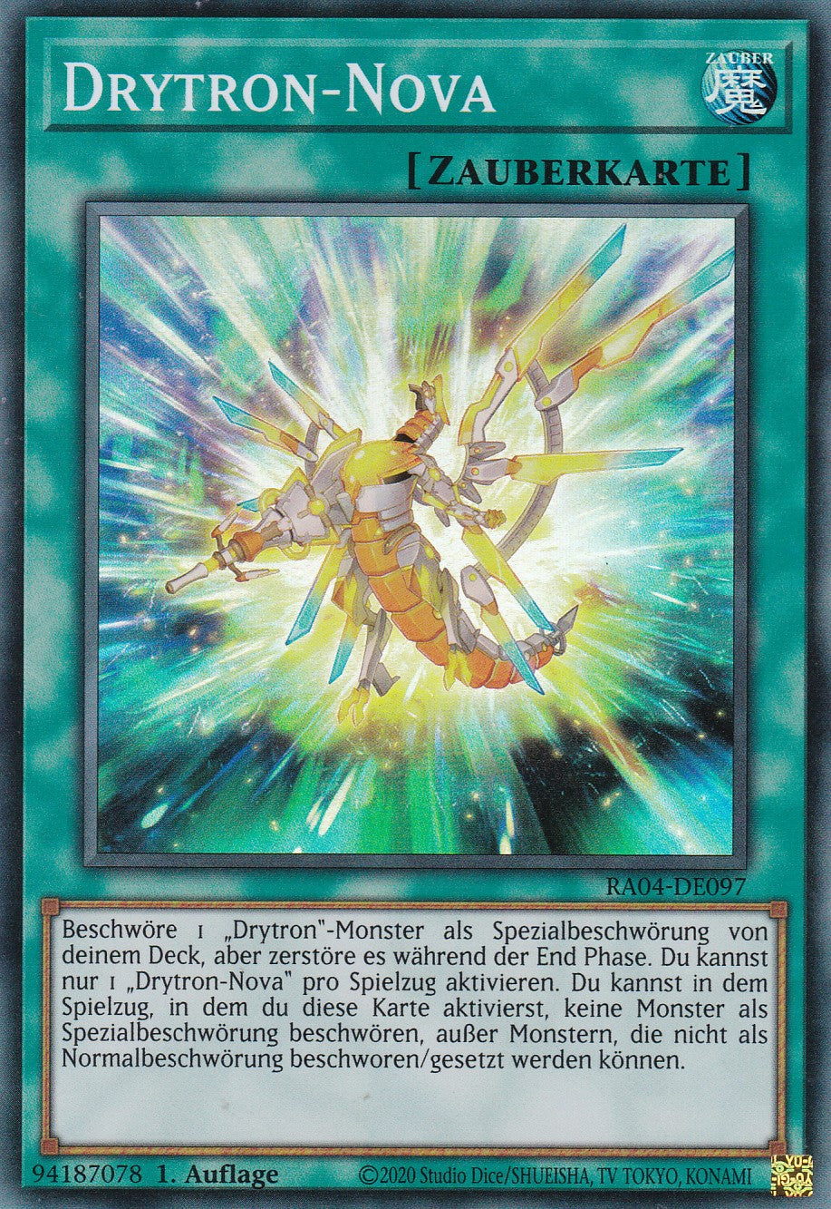 Drytron-Nova - RA04-DE097 - Super Rare - Deutsch - 1. Auflage - Quarter Century Stampede