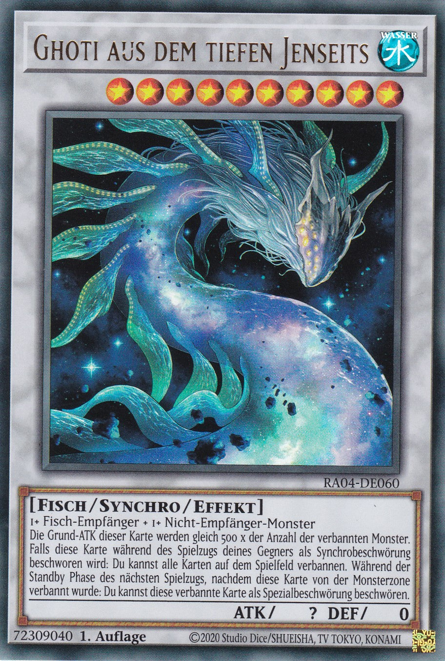 Ghoti aus dem tiefen Jenseits - RA04-DE060 - Ultra Rare - Deutsch - 1. Auflage - Quarter Century Stampede