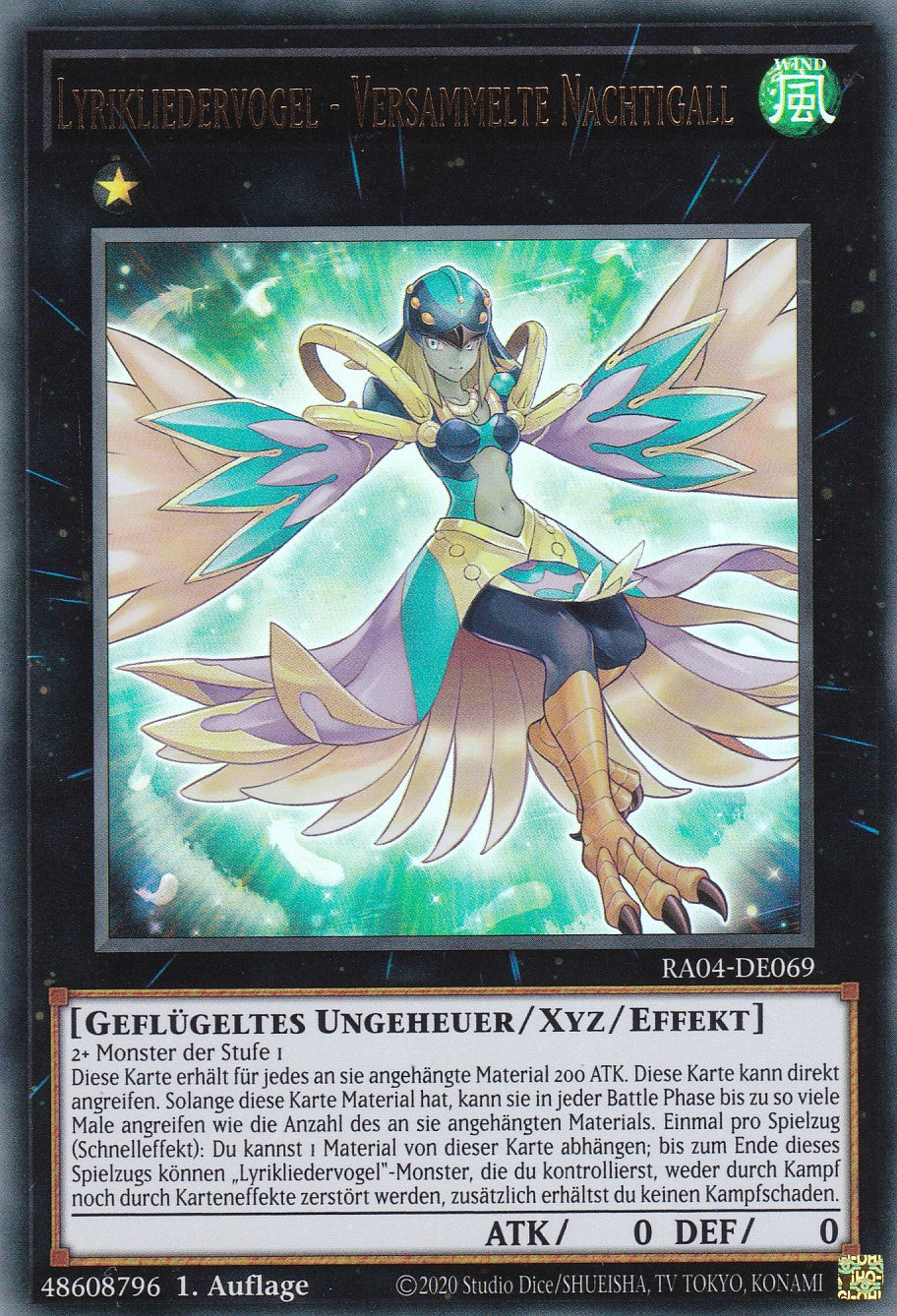 Lyrikliedervogel - Versammelte Nachtigall - RA04-DE069 - Ultra Rare - Deutsch - 1. Auflage - Quarter Century Stampede