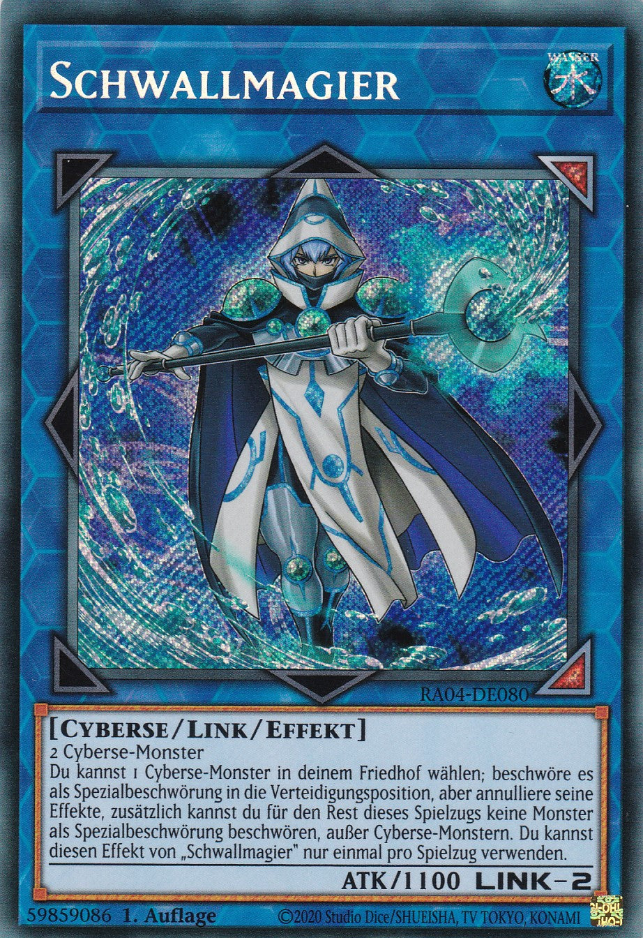 Schwallmagier - RA04-DE080 - Secret Rare - Deutsch - 1. Auflage - Quarter Century Stampede