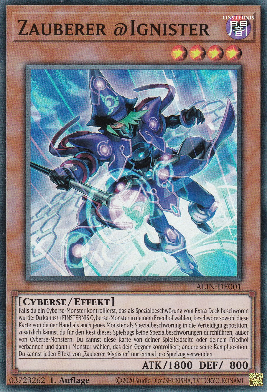 Zauberer @Ignister - ALIN-DE001 - Super Rare - Deutsch - 1. Auflage - Alliance Insight