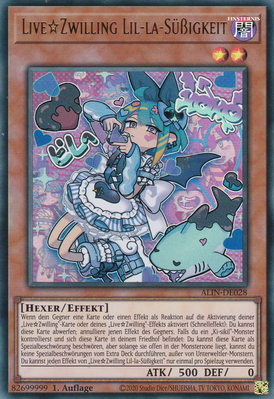 Live Zwilling Lil-La Süßigkeit - ALIN-DE028 - Ultra Rare - Deutsch - 1. Auflage - Alliance Insight