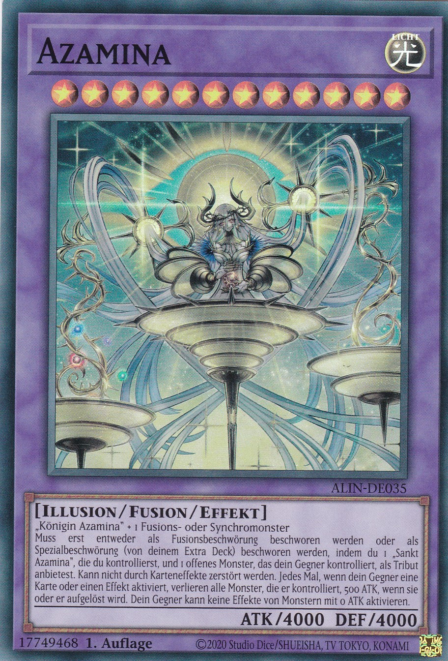 Azamina - ALIN-DE035 - Super Rare - Deutsch - 1. Auflage - Alliance Insight