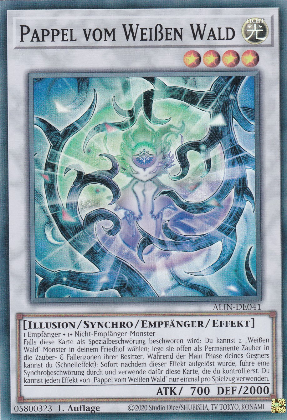 Pappel vom Weißen Wald - ALIN-DE040 - Super Rare - Deutsch - 1. Auflage - Alliance Insight