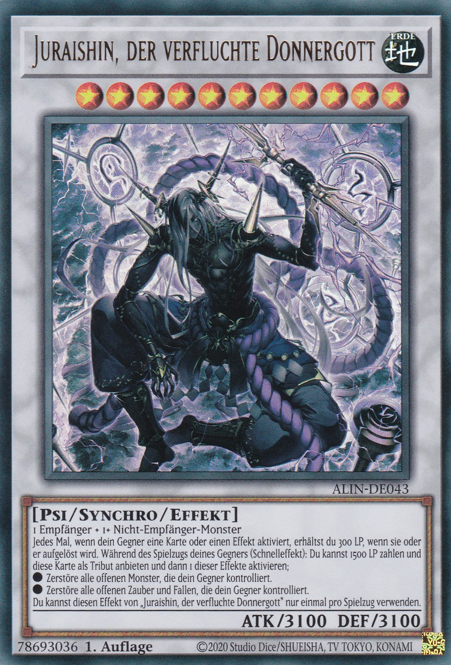 Juraishin der verfluchte Donnergott - ALIN-DE043 - Ultra Rare - Deutsch - 1. Auflage - Alliance Insight