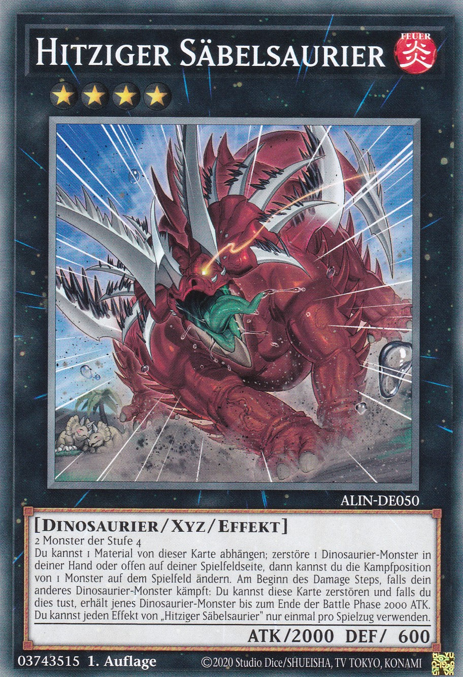 Hitziger Säbelsaurier - ALIN-DE050 - Common - Deutsch - 1. Auflage - Alliance Insight
