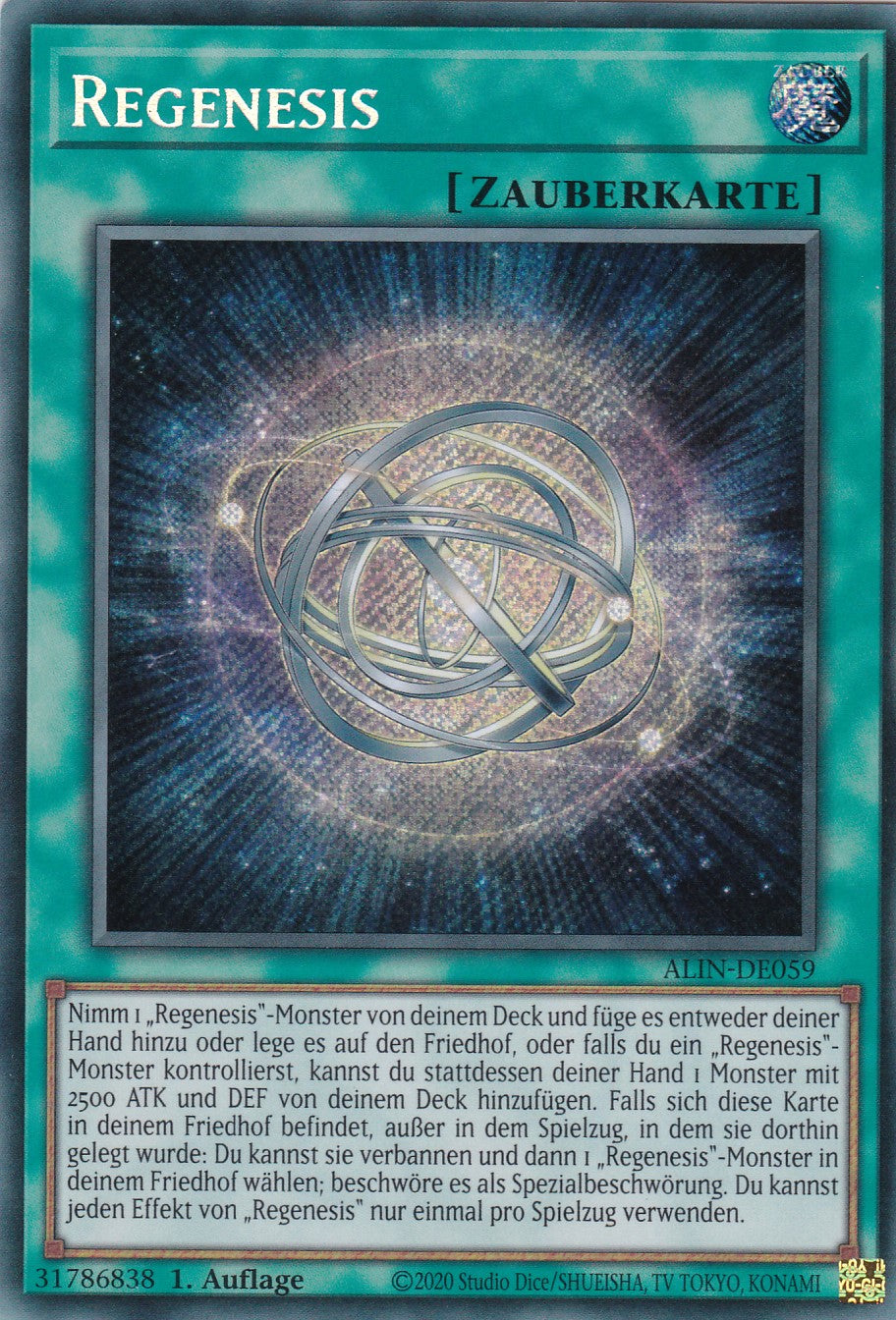Regenesis - ALIN-DE059 - Secret Rare - Deutsch - 1. Auflage - Alliance Insight