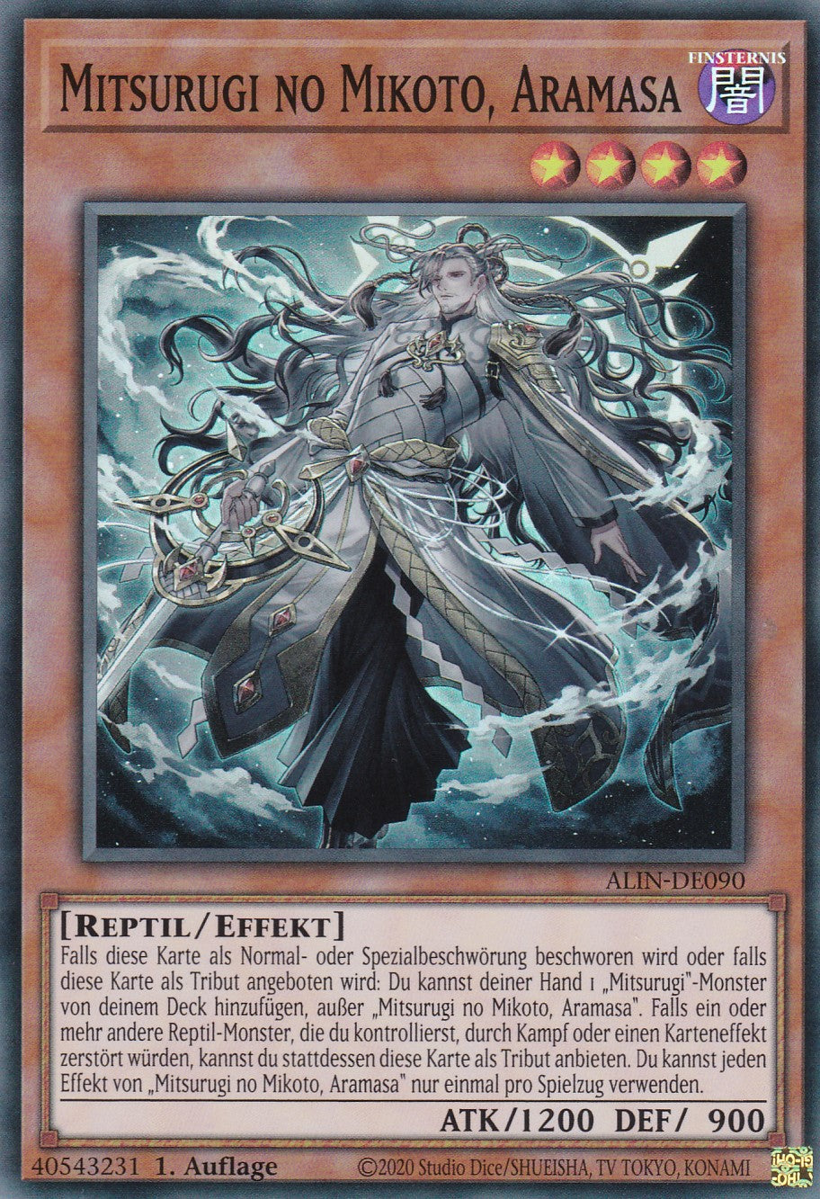 Mitsurugi No Mikoto Aramasa - ALIN-DE090 - Super Rare - Deutsch - 1. Auflage - Alliance Insight