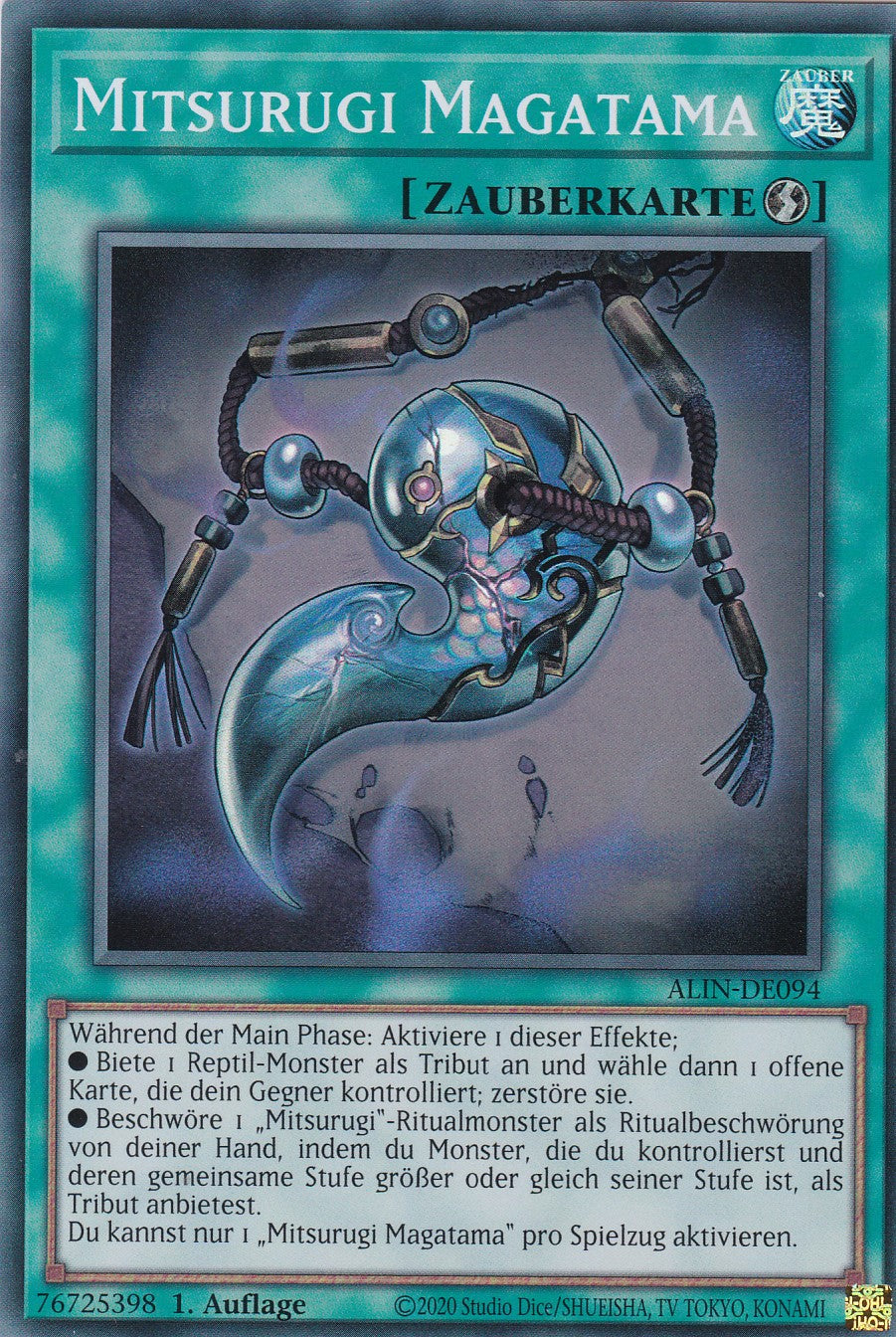 Mitsurugi Magatama - ALIN-DE094 - Super Rare - Deutsch - 1. Auflage - Alliance Insight