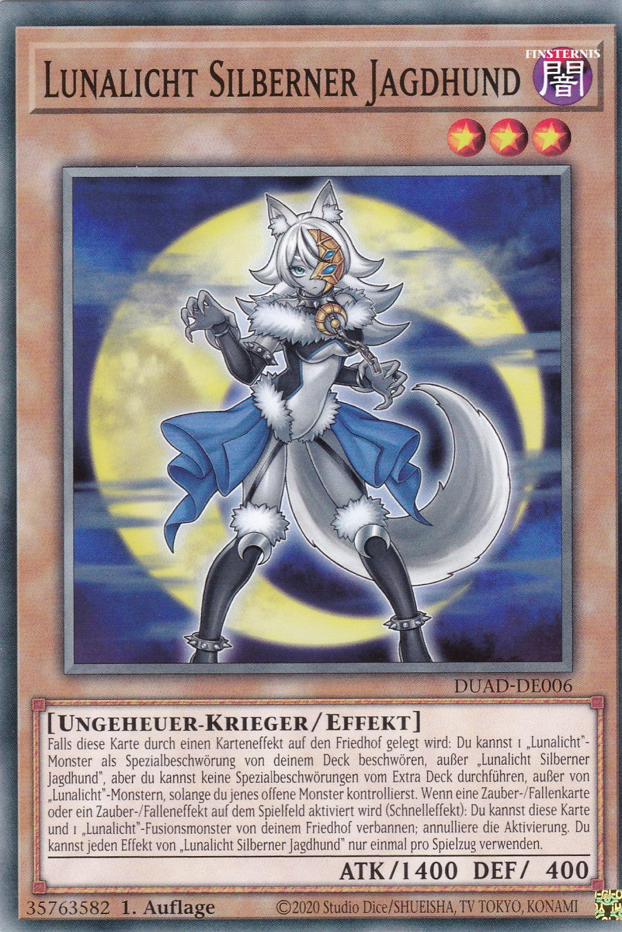 Lunalicht Silberner Jagdhund - DUAD-DE006 - Common - Deutsch - 1. Auflage - Duelist's Advance