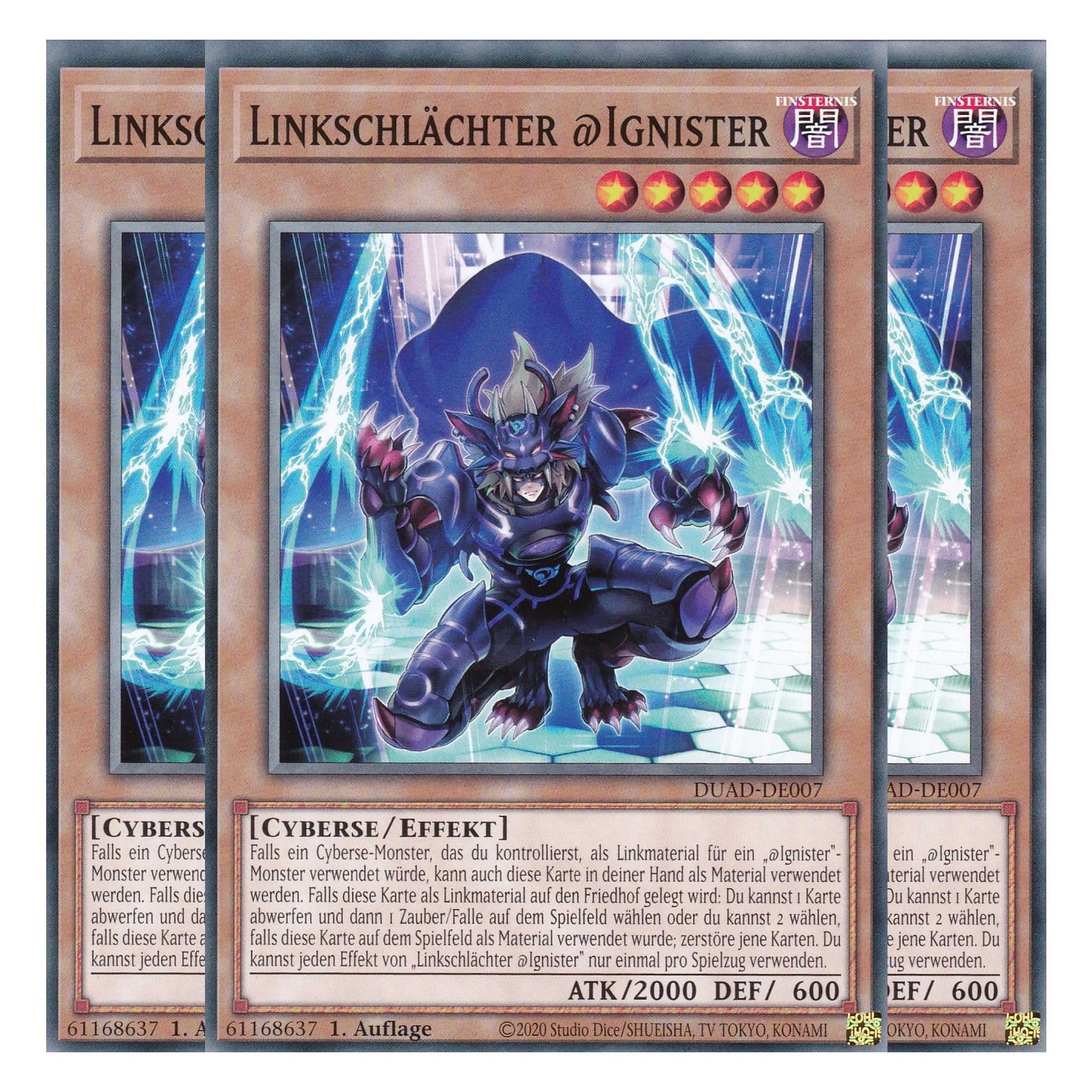 Linkschlächter @Ignister - DUAD-DE007 - Common - Deutsch - 1. Auflage - Duelist’s Advance - Playset (3 Kopien) - Yu-Gi-Oh!